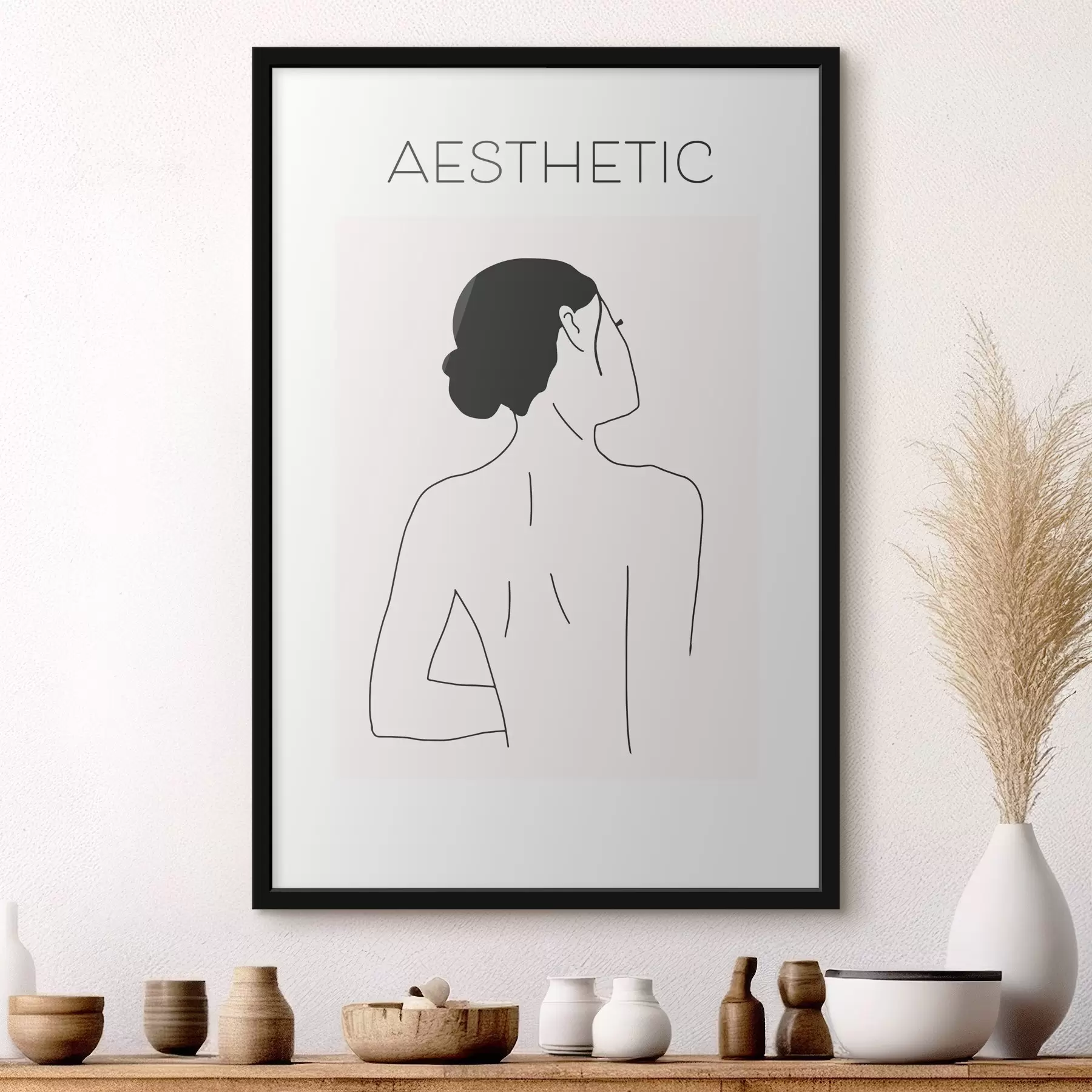 Fototapeta Kontemplacja w minimalistycznych liniach f36464