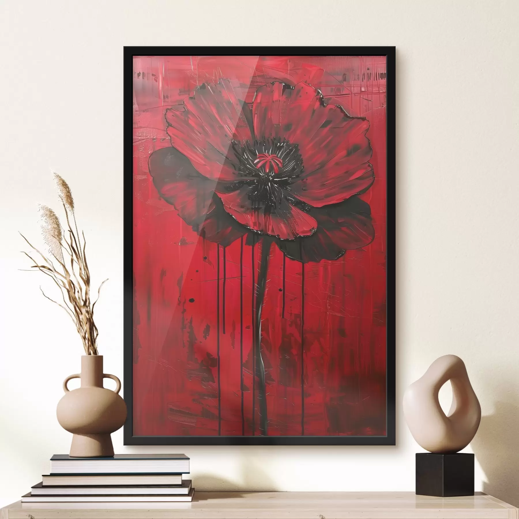 Fototapeta Żywy kwiat na odważnym tle f38788