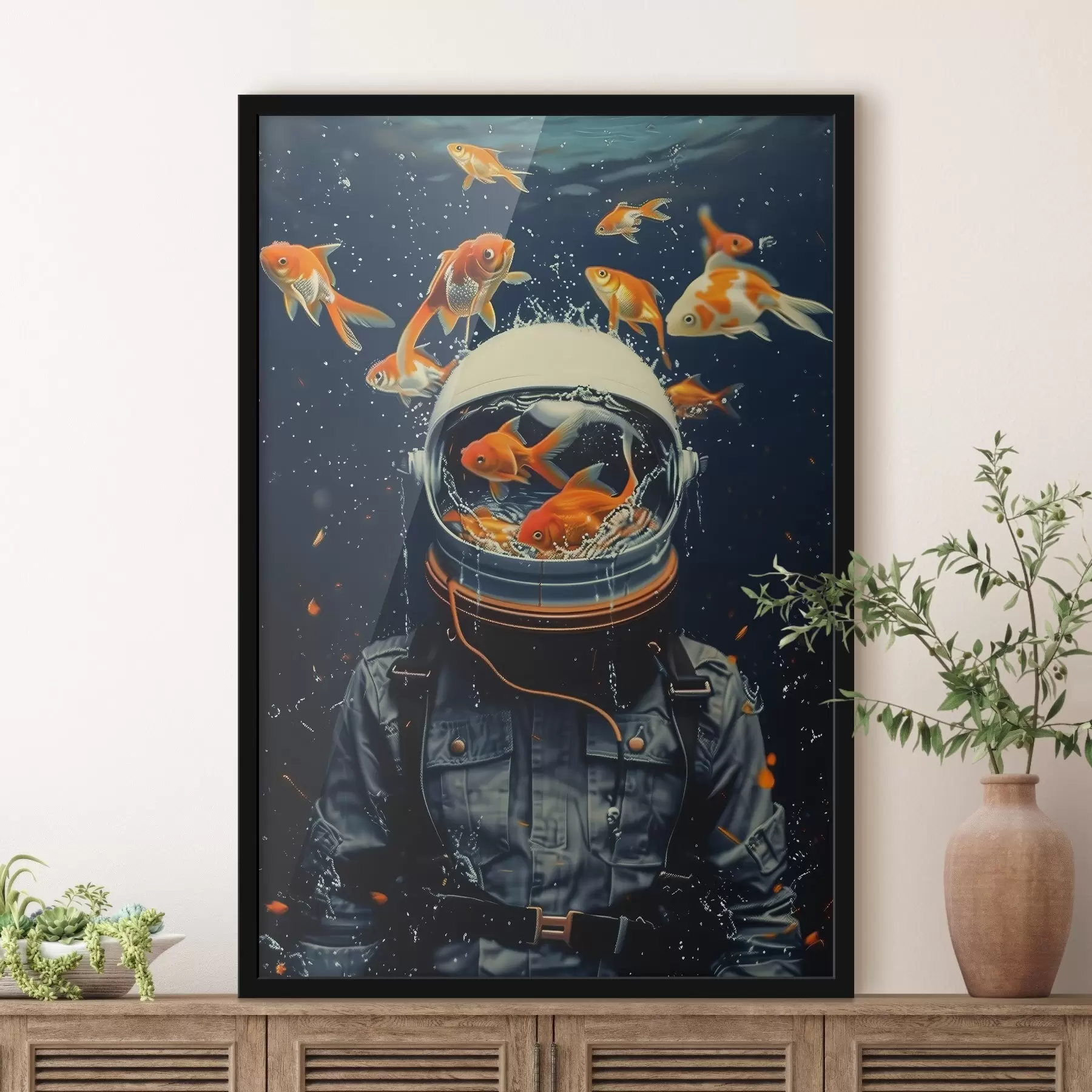 Obraz Astronauta odkrywa podwodny raj f39041