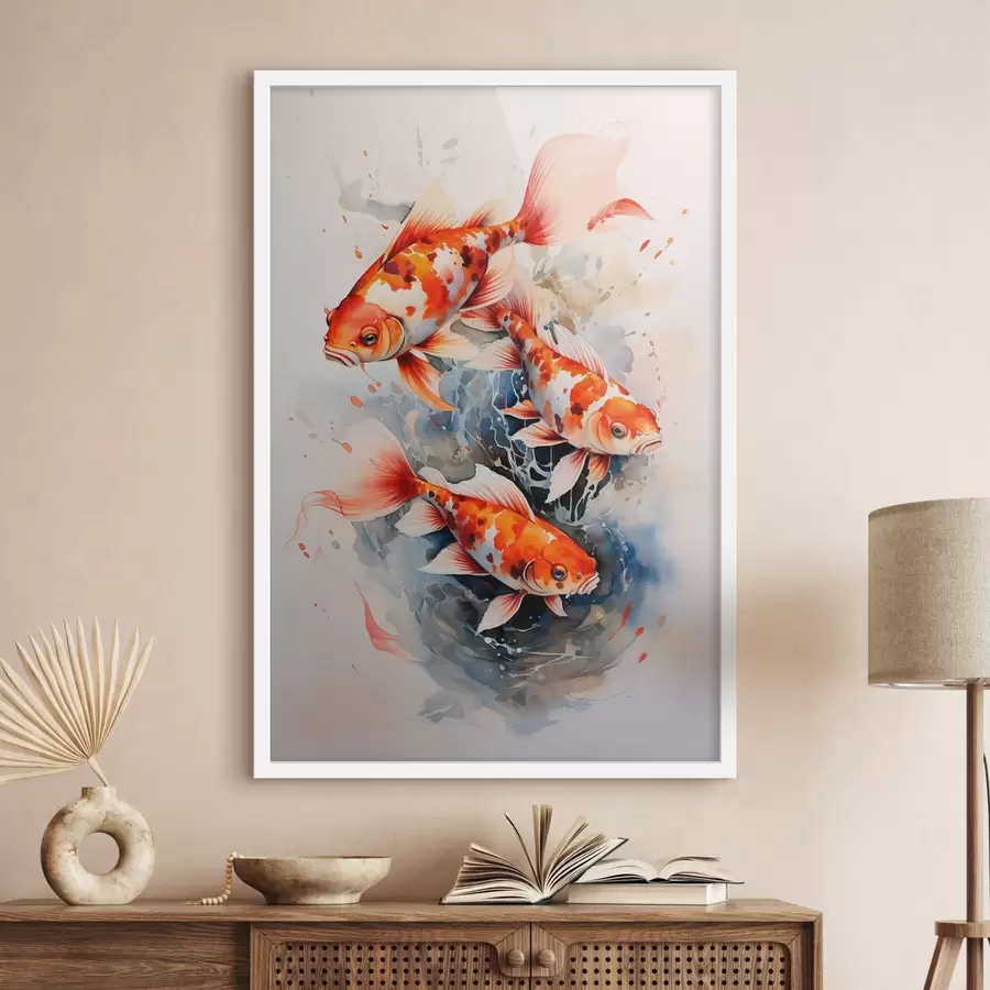 Fototapeta Koi w stawie f34247