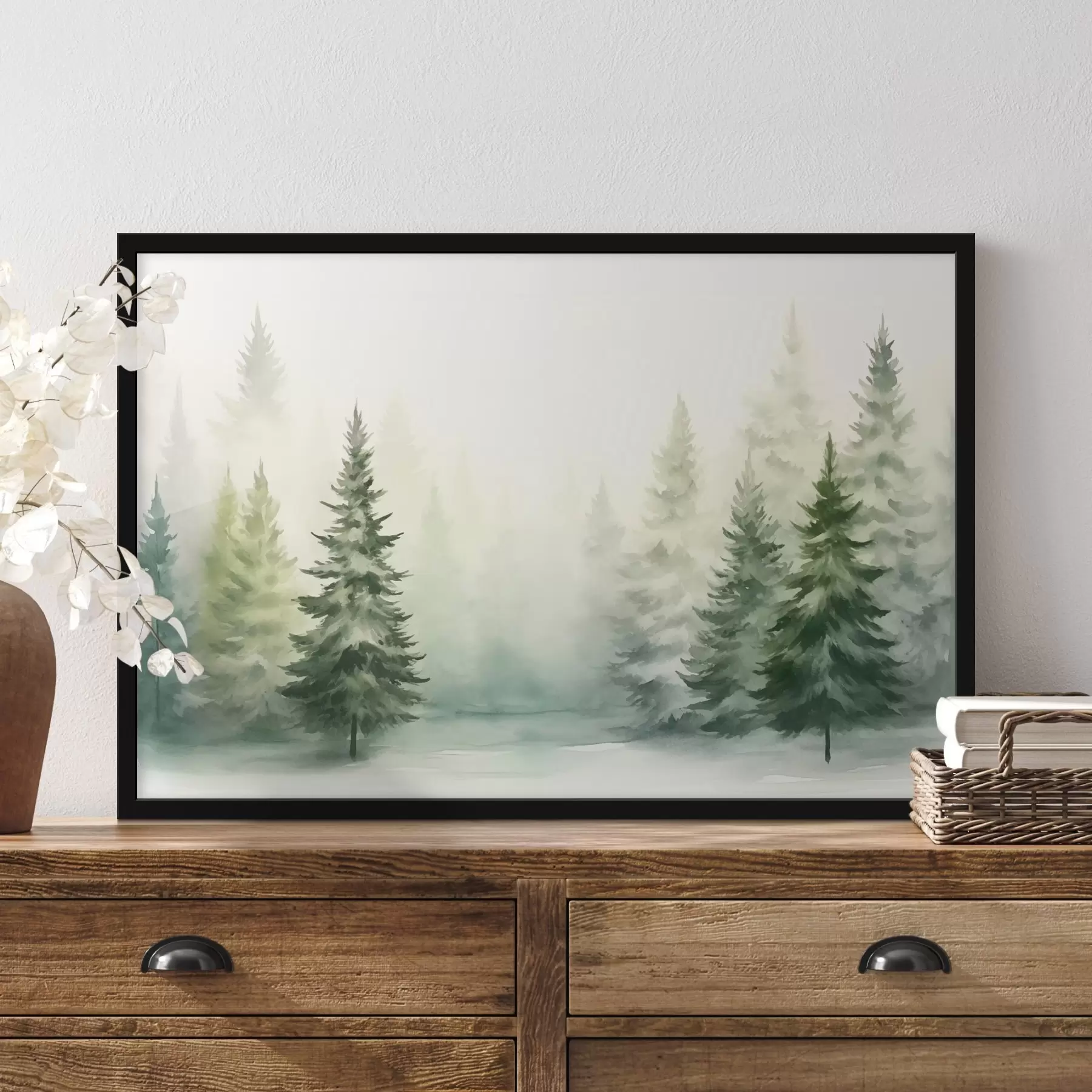 Fototapeta Mglisty las jodłowy f42154