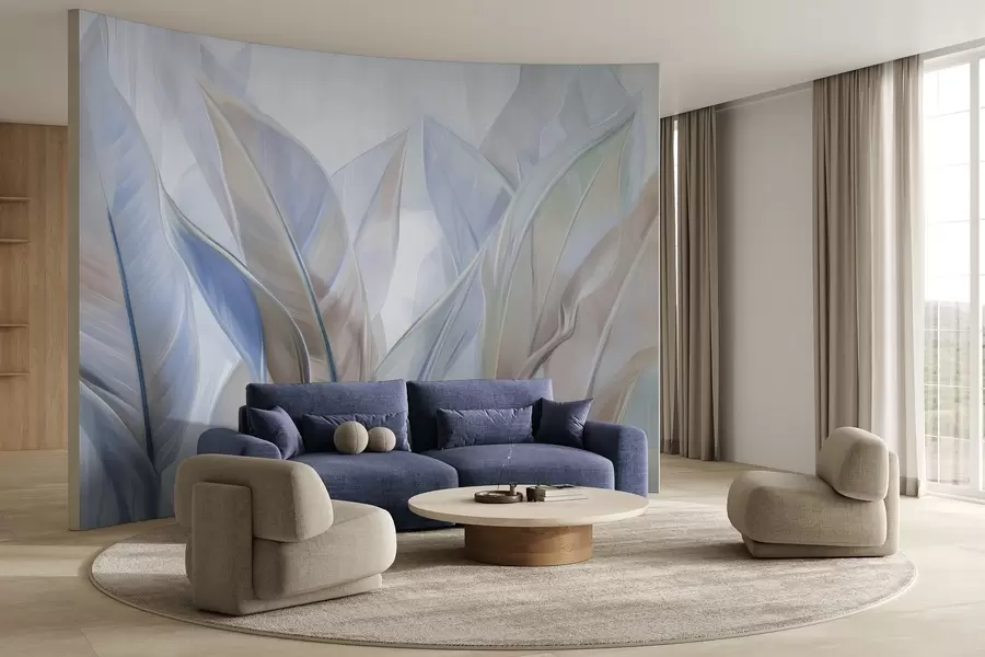 Fototapeta Stylizowane wielokolorowe liście w02624v1