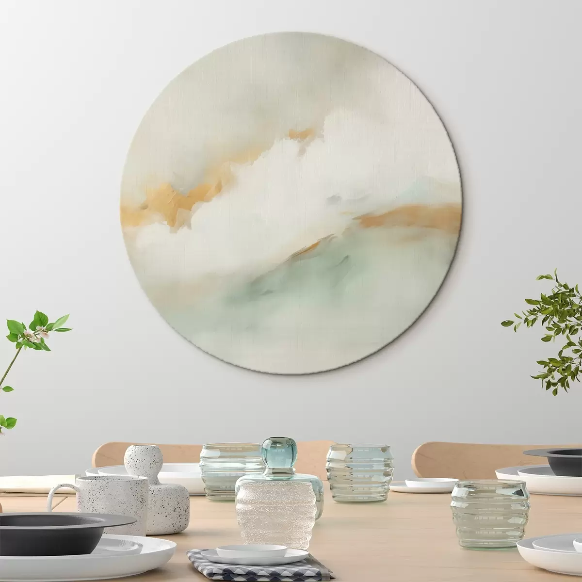 Okrągłe obrazy Abstrakcja r41198