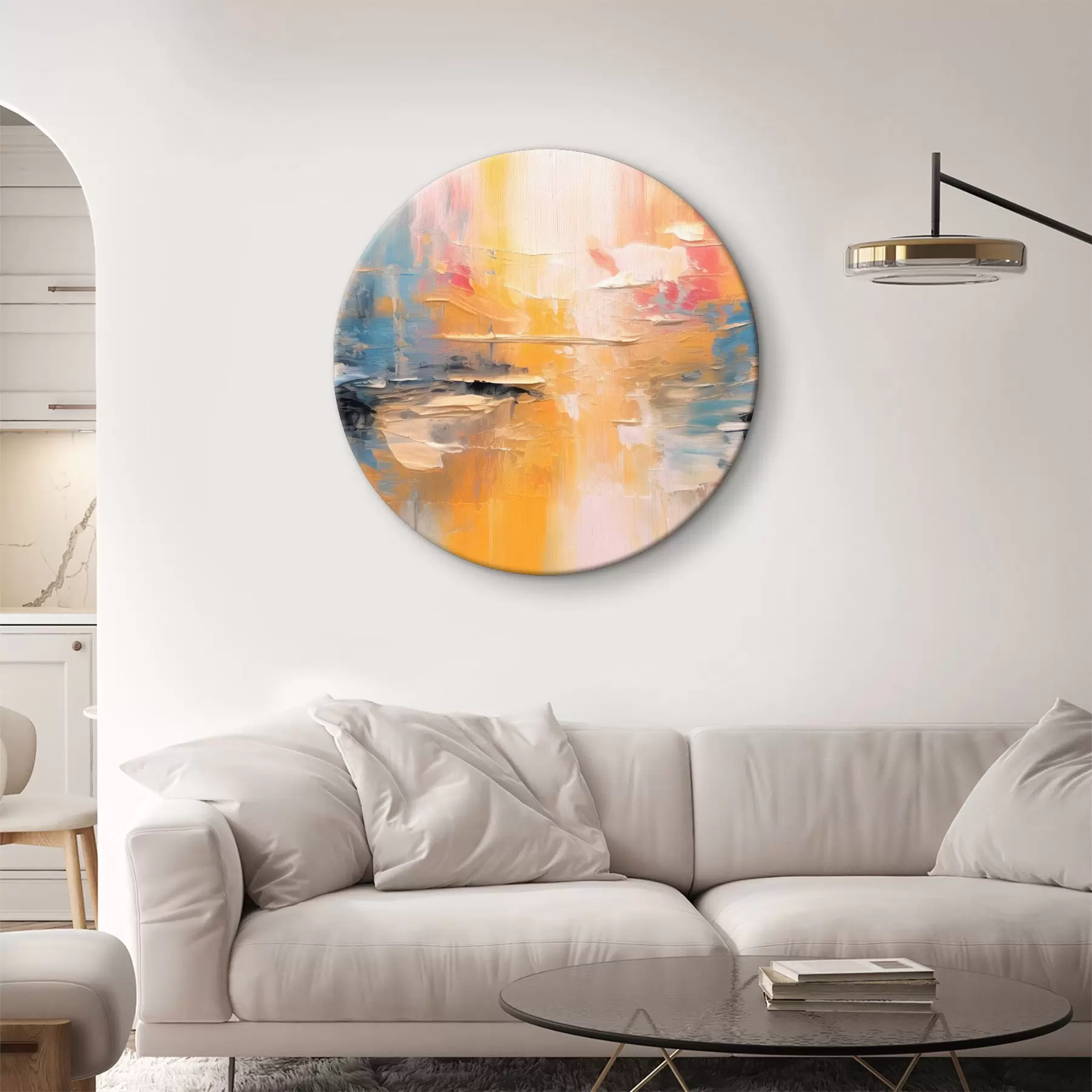 Obraz abstrakcja w różnych kolorach r34192