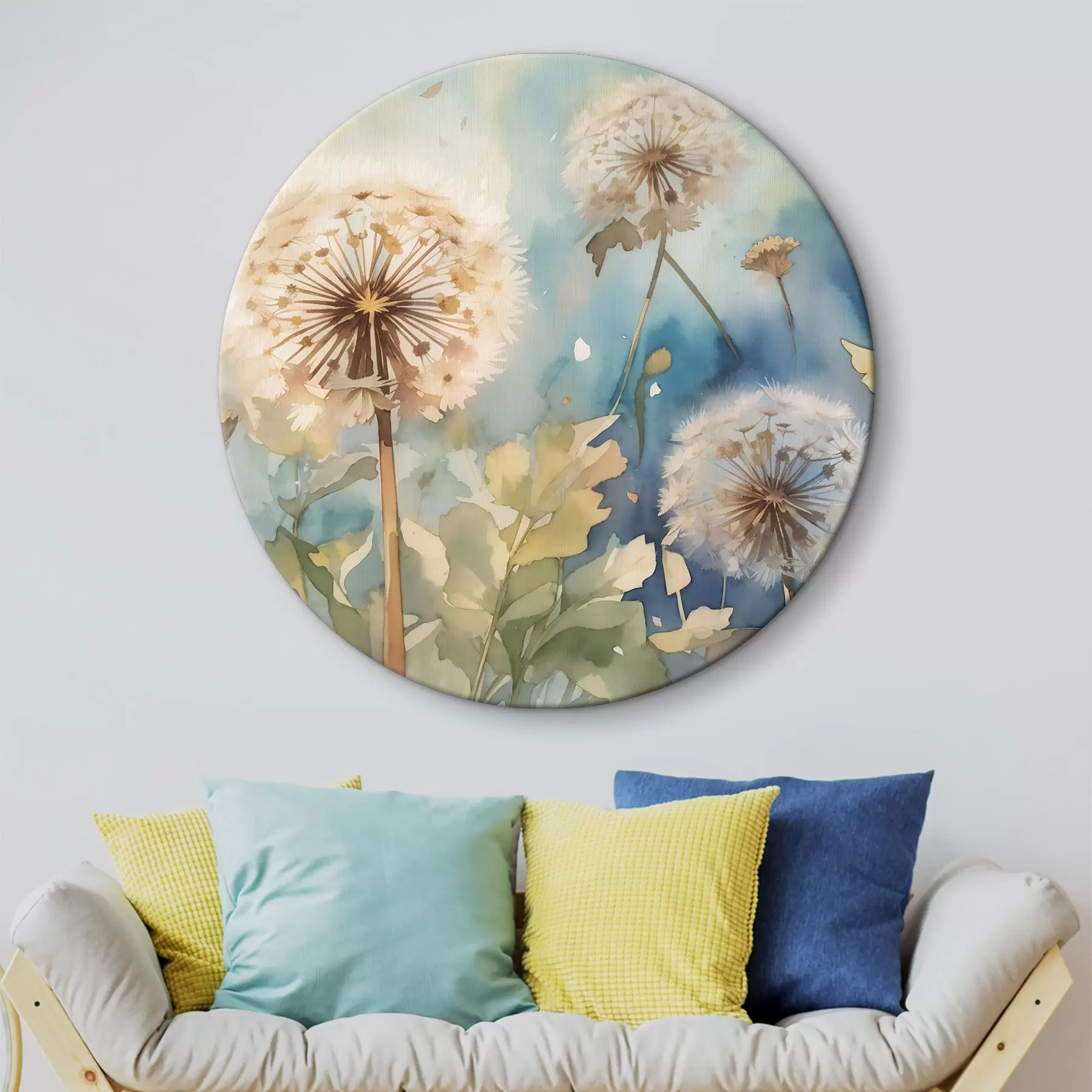 Obraz Pole mniszka lekarskiego akwarela akwarela akwarela akwarela akwarela akwarela r35839