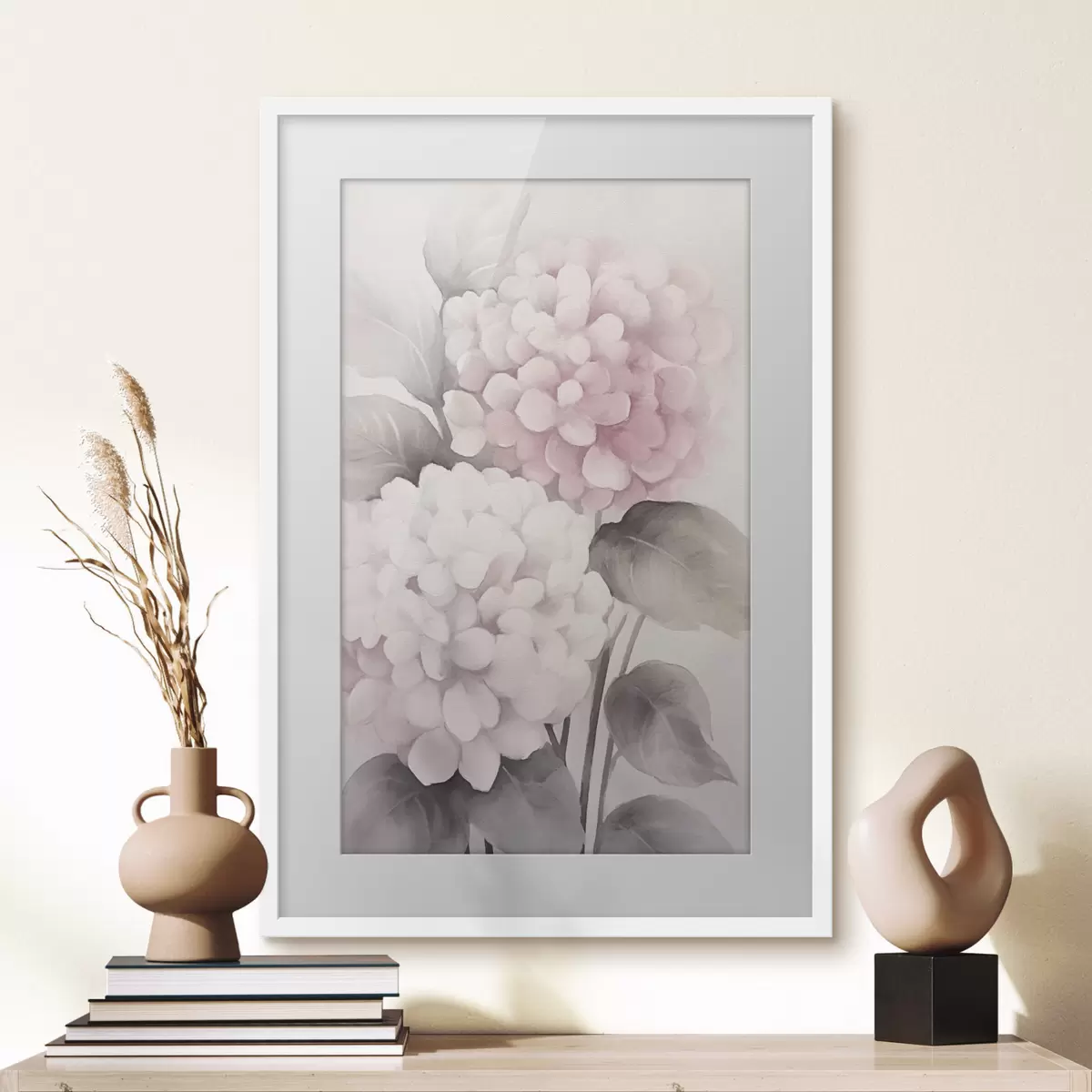 Plakat Kwiaty hortensji f42348