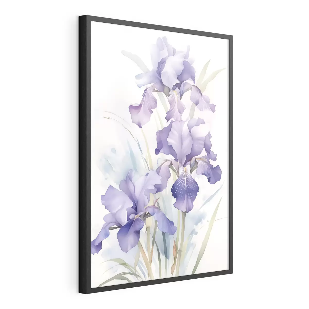 Plakat Irysy imitujące akwarelę f42414
