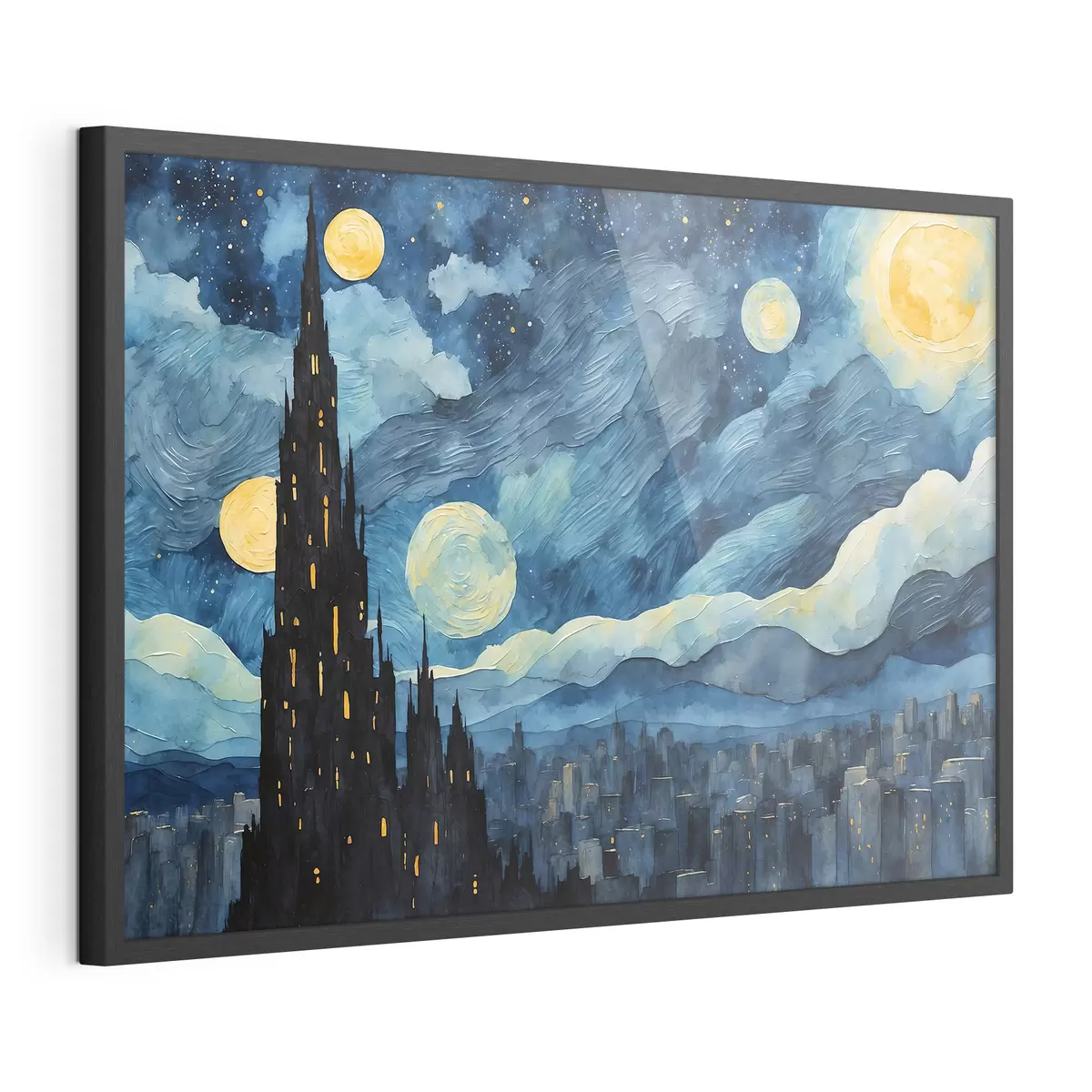 Plakat Gwiazdy nad snem miasta f42268