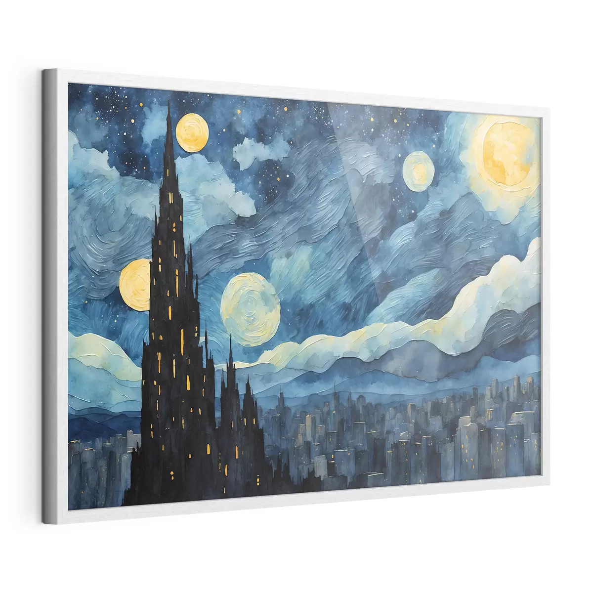 Plakat Gwiazdy nad snem miasta f42268