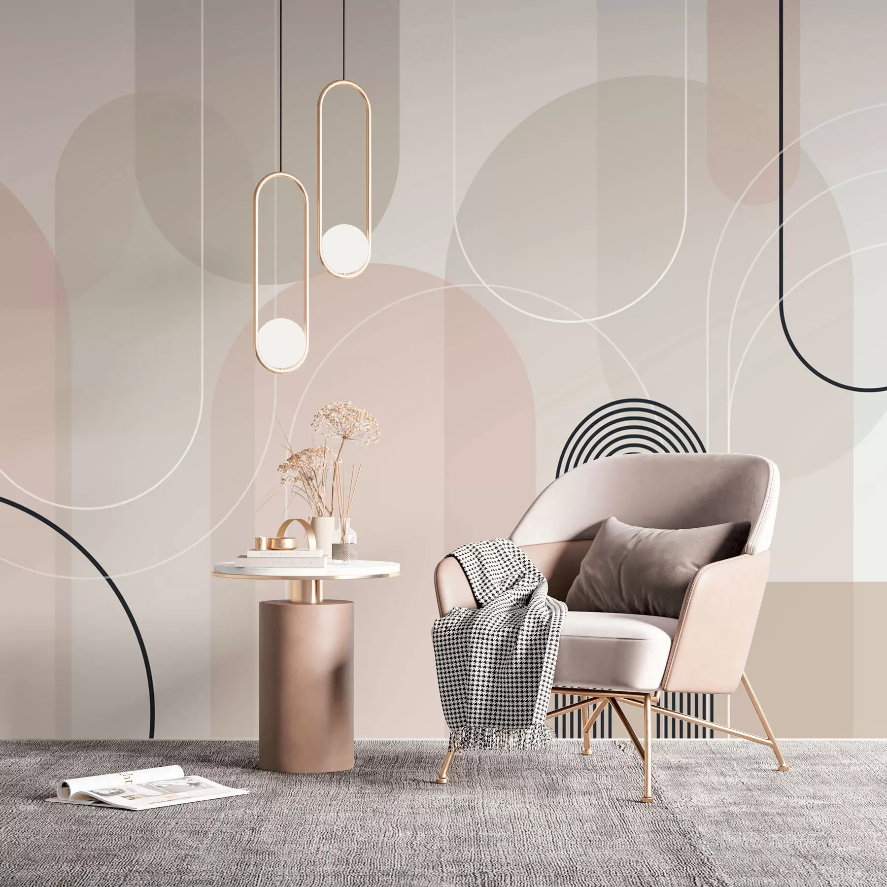 Fototapeta Stylowe minimalistyczne łuki w02826