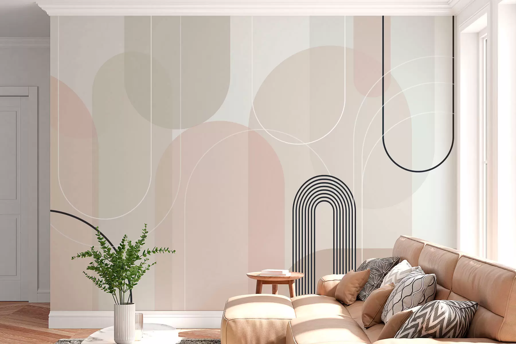 Fototapeta Stylowe minimalistyczne łuki w02826