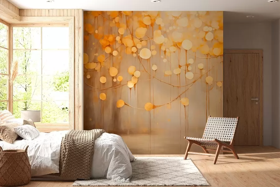 Fototapeta Pomarańczowa abstrakcja w02824