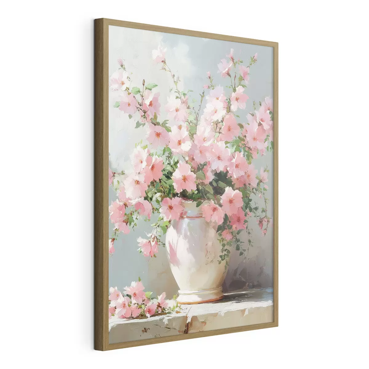 Plakat Bukiet różowych kwiatów f42491