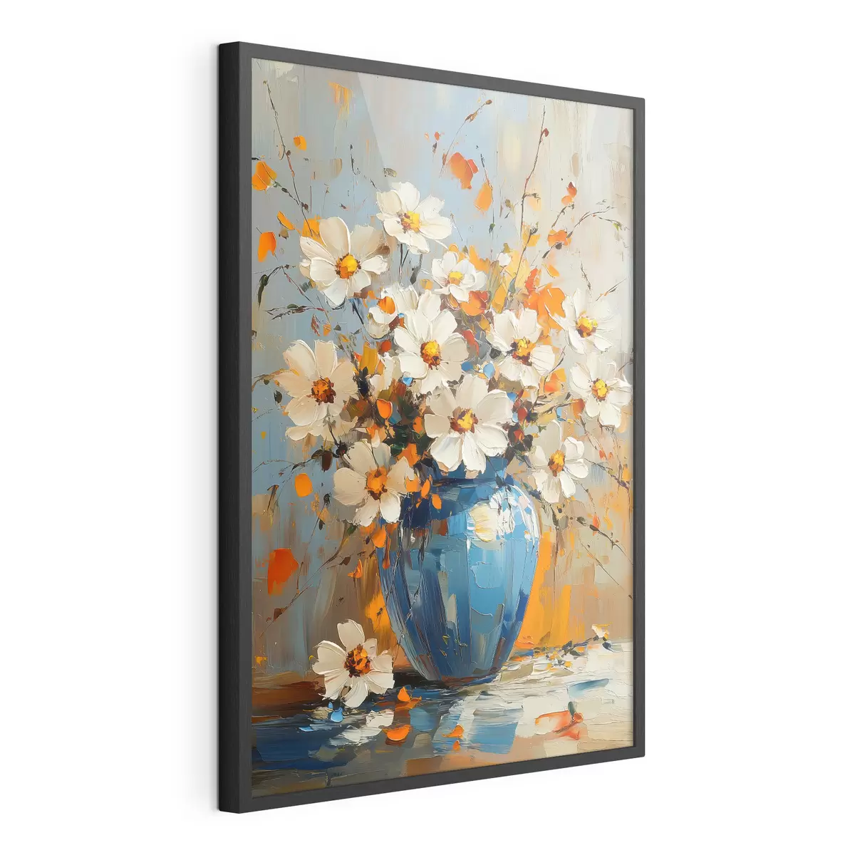 Plakat Bukiet stokrotek w wazonie f42493