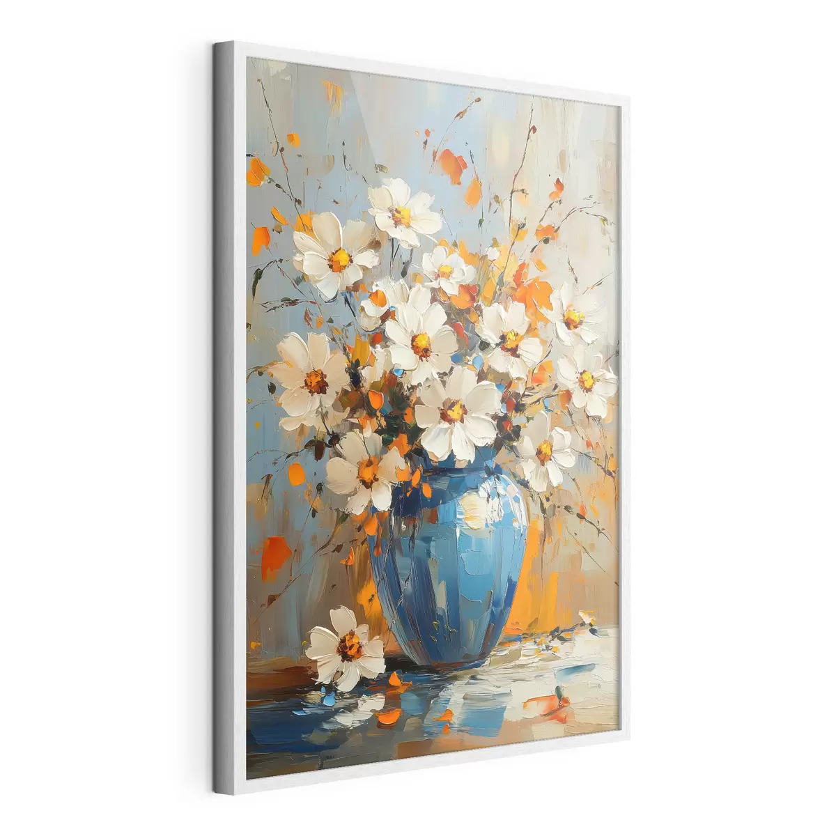 Plakat Bukiet stokrotek w wazonie f42493
