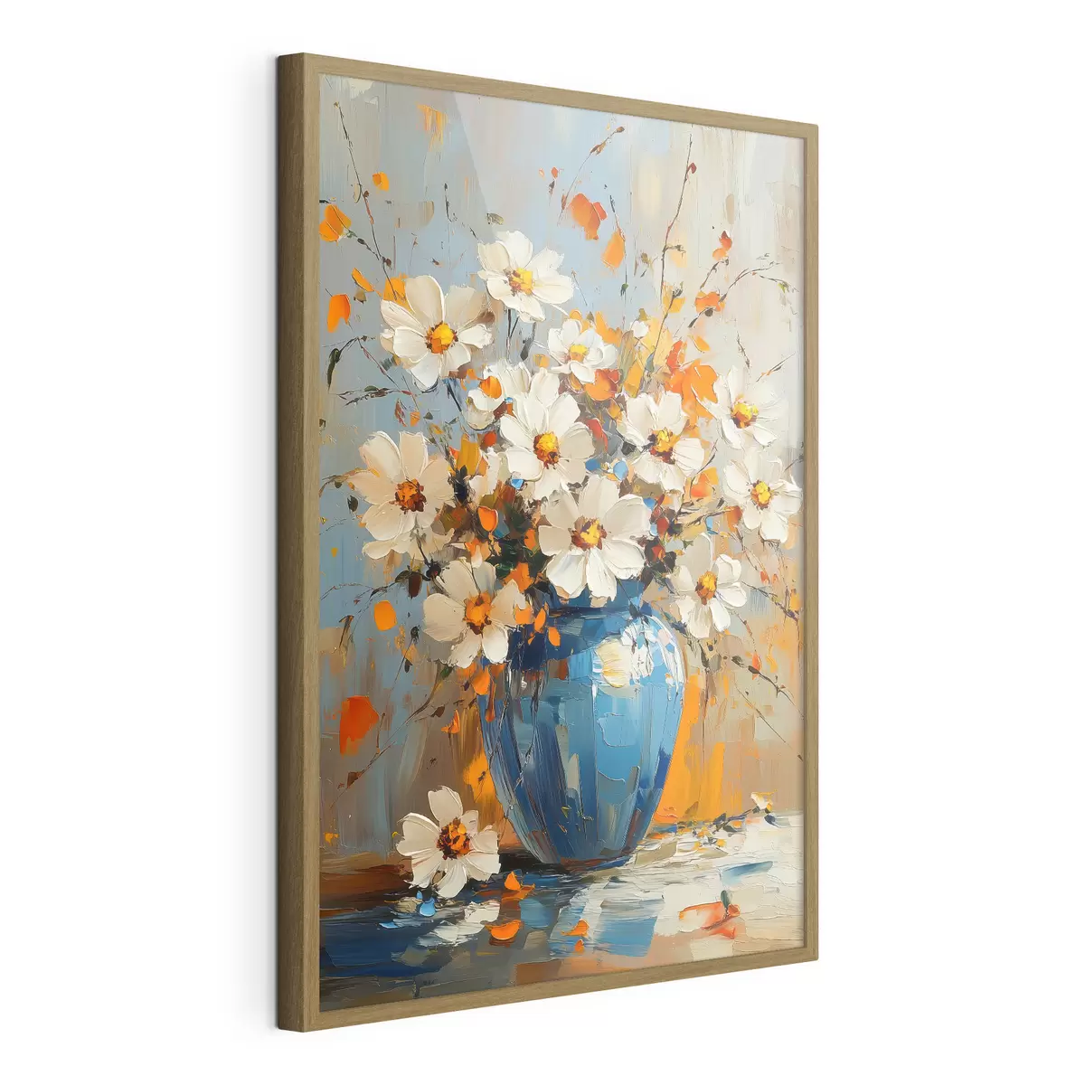 Plakat Bukiet stokrotek w wazonie f42493