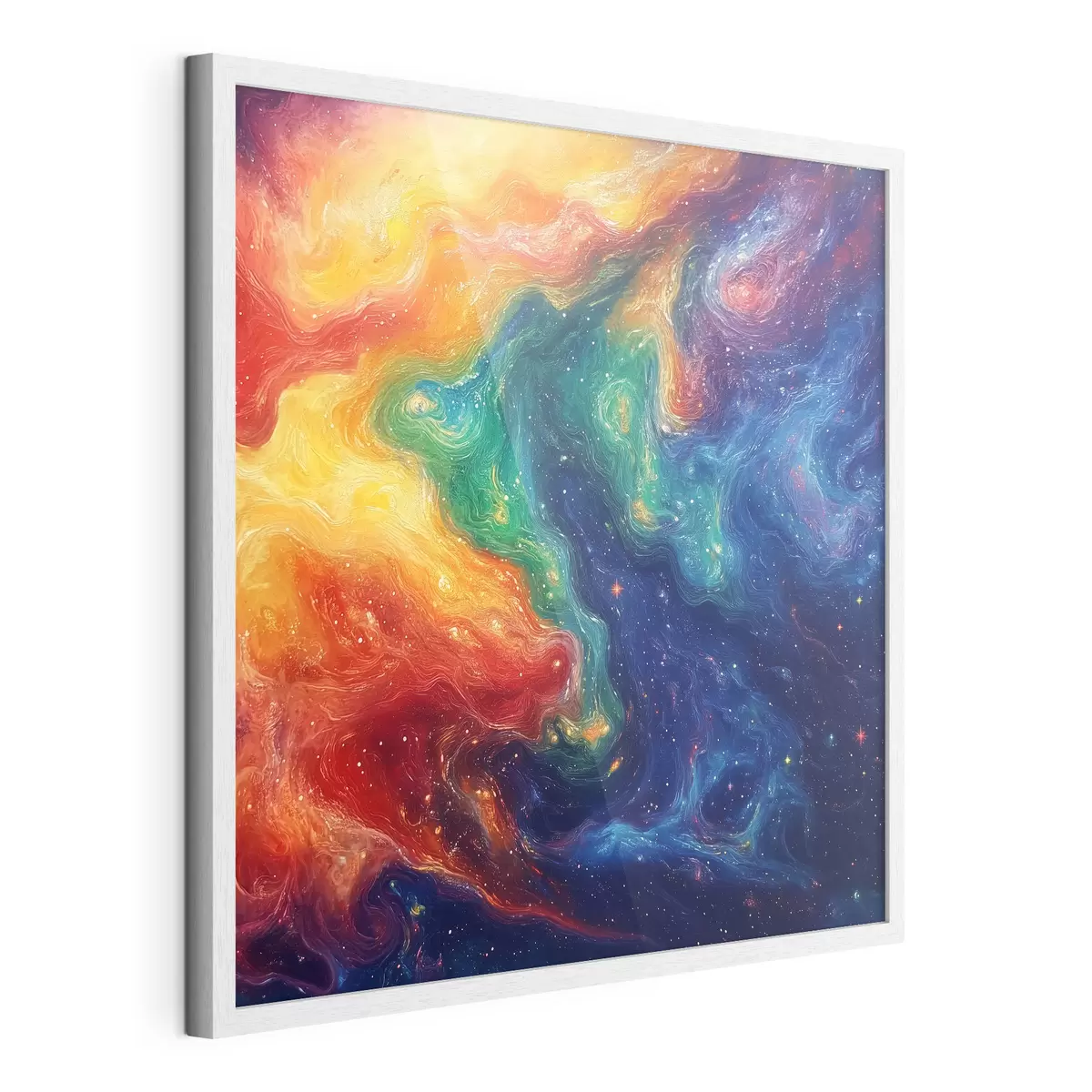 Plakat Abstrakcja w jasnych kolorach f42507
