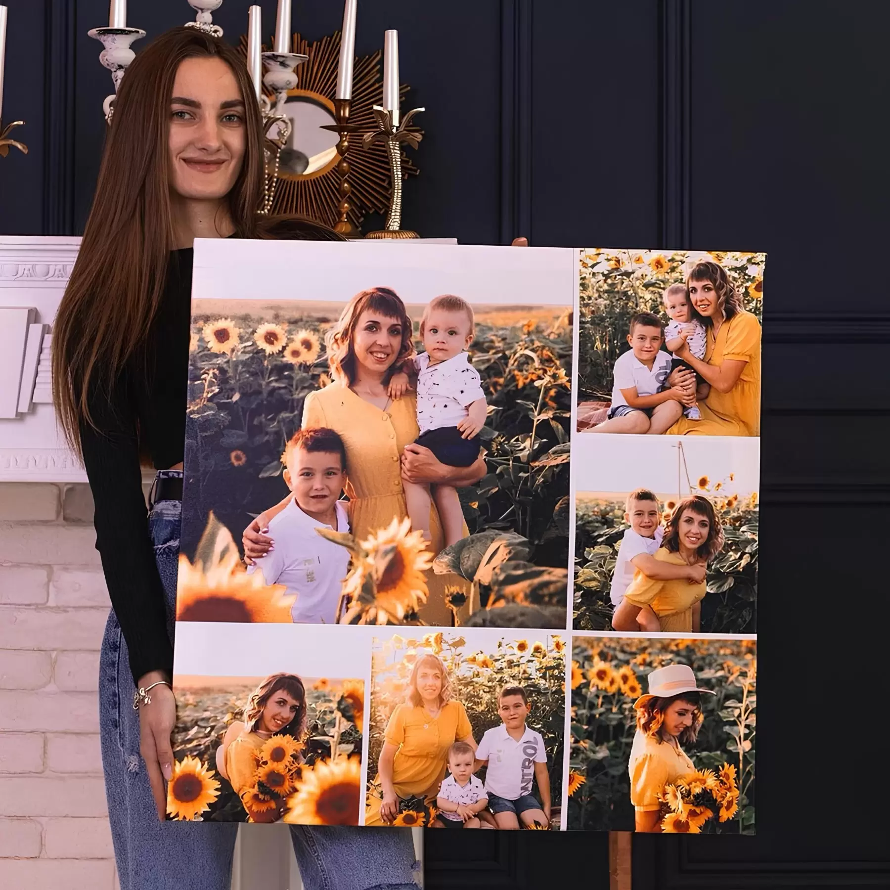 Obraz Zrób kolaż zdjęć na płótnie z Twojego zdjęcia s42679