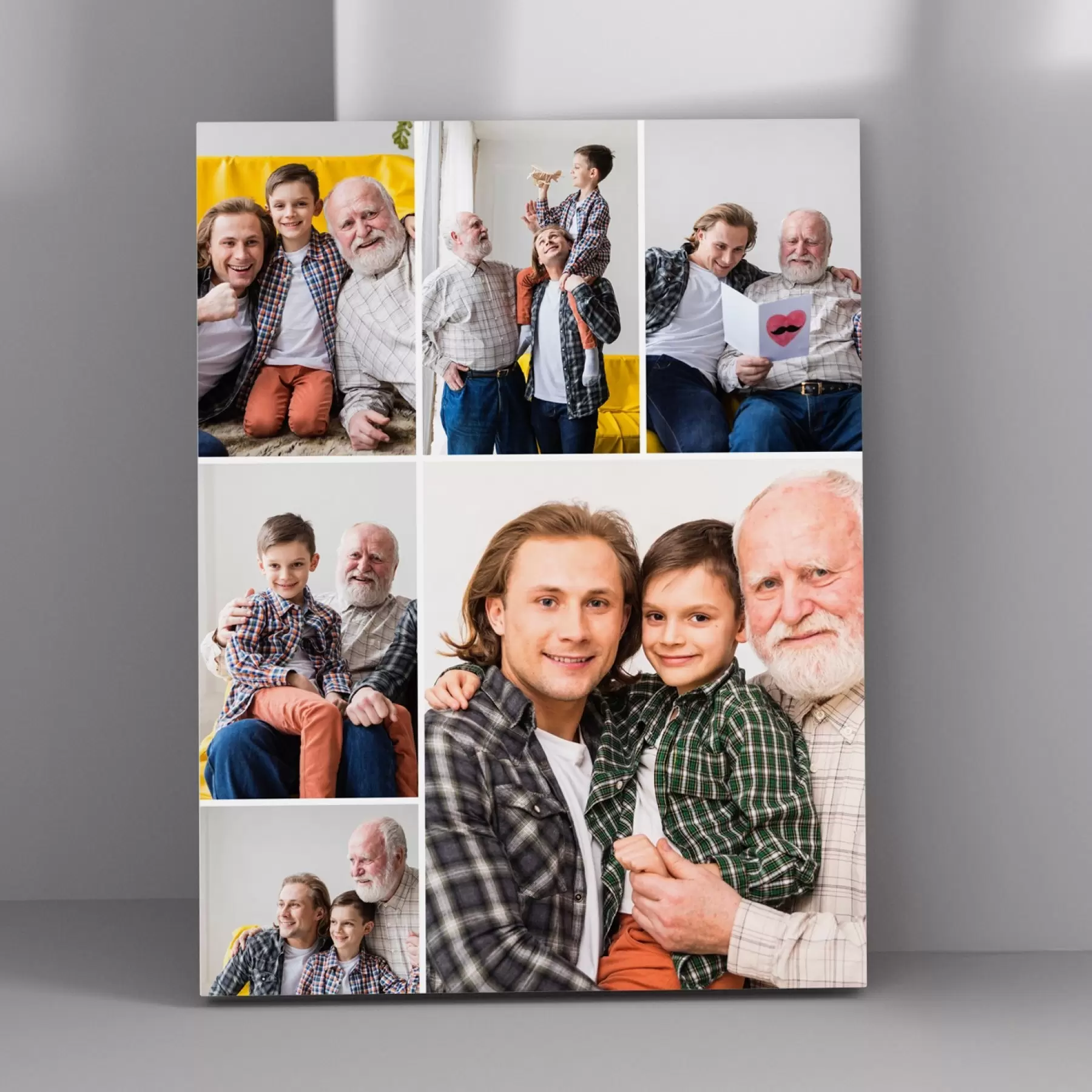 Obraz Kolaż zdjęć na płótnie na prezent na rocznicę s42683