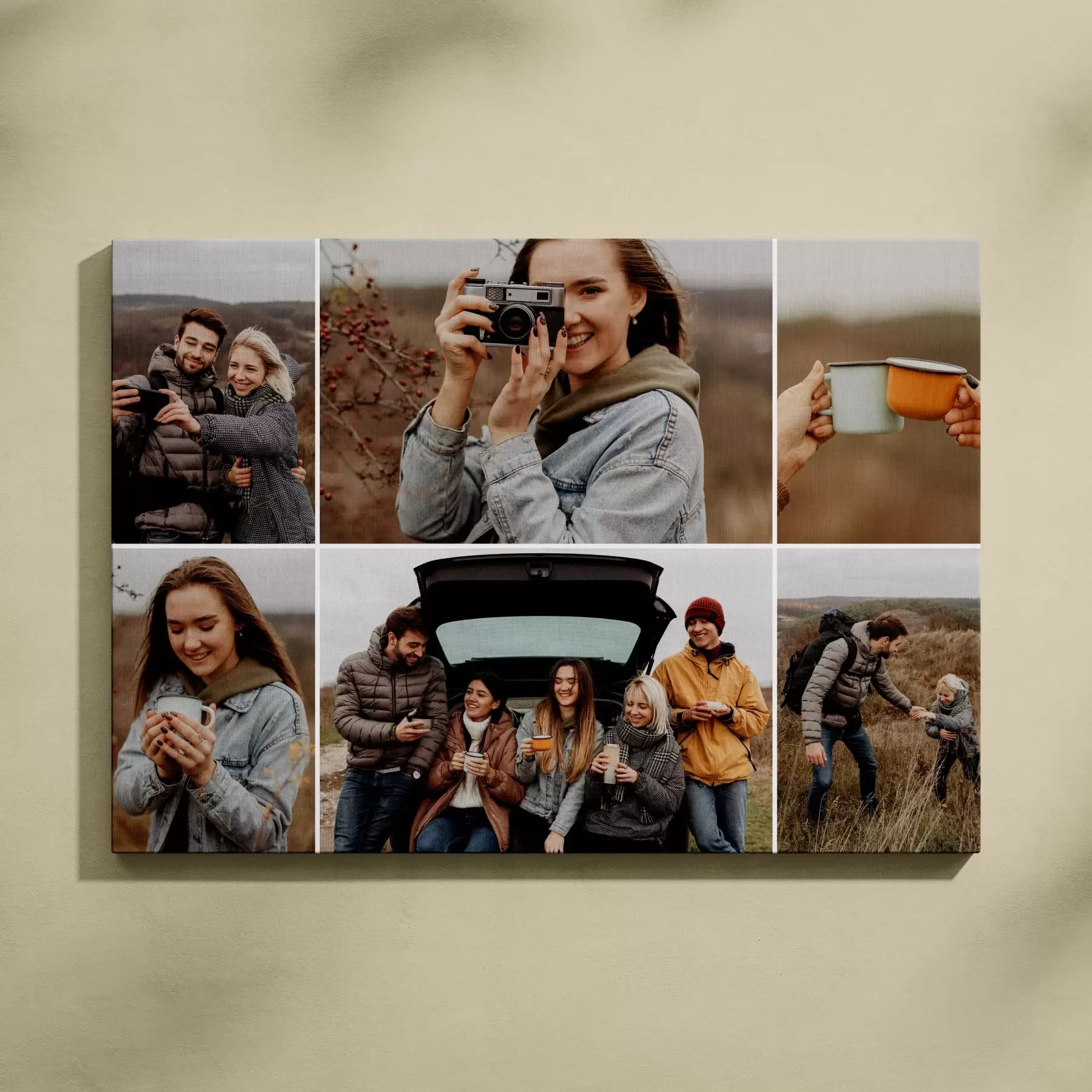 Obraz Unikalny kolaż zdjęć na płótnie z Twoich fotografii s42690