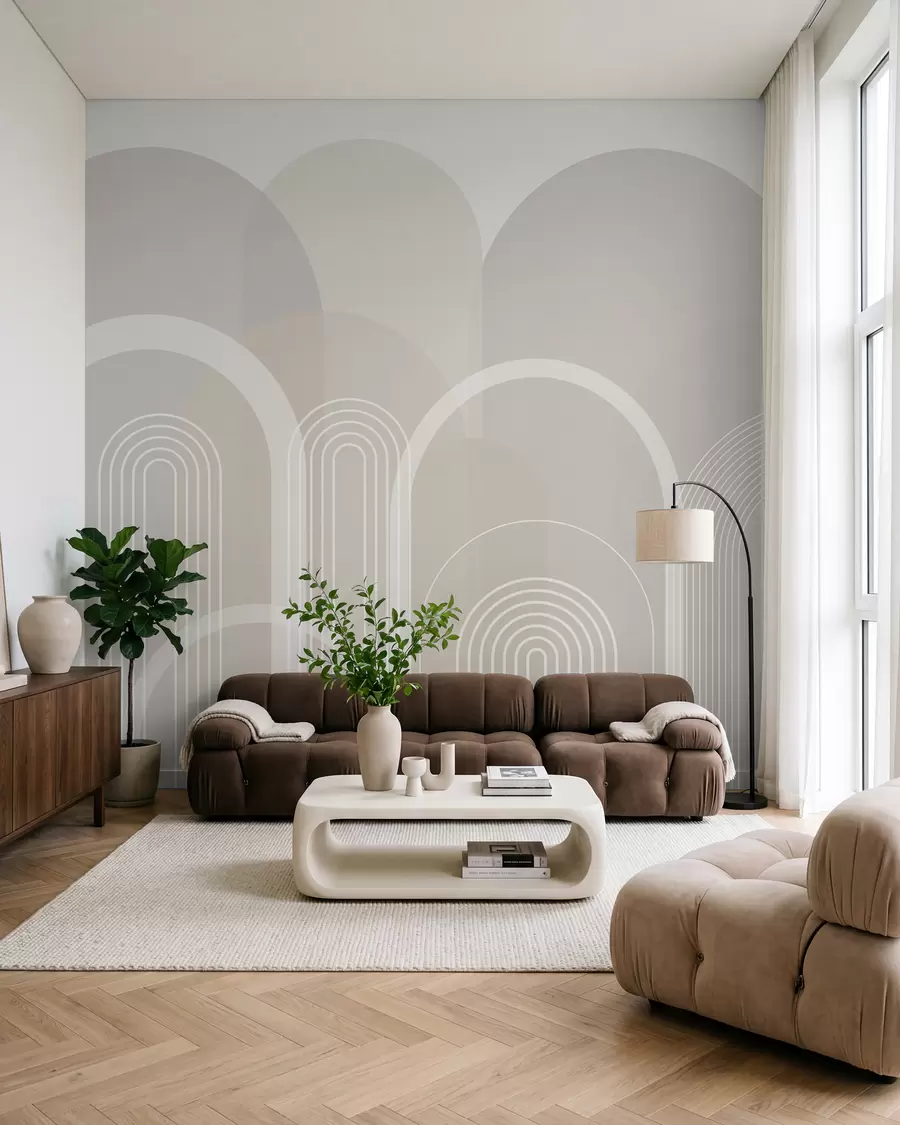 Fototapeta Geometryczne łuki boho w02935v1