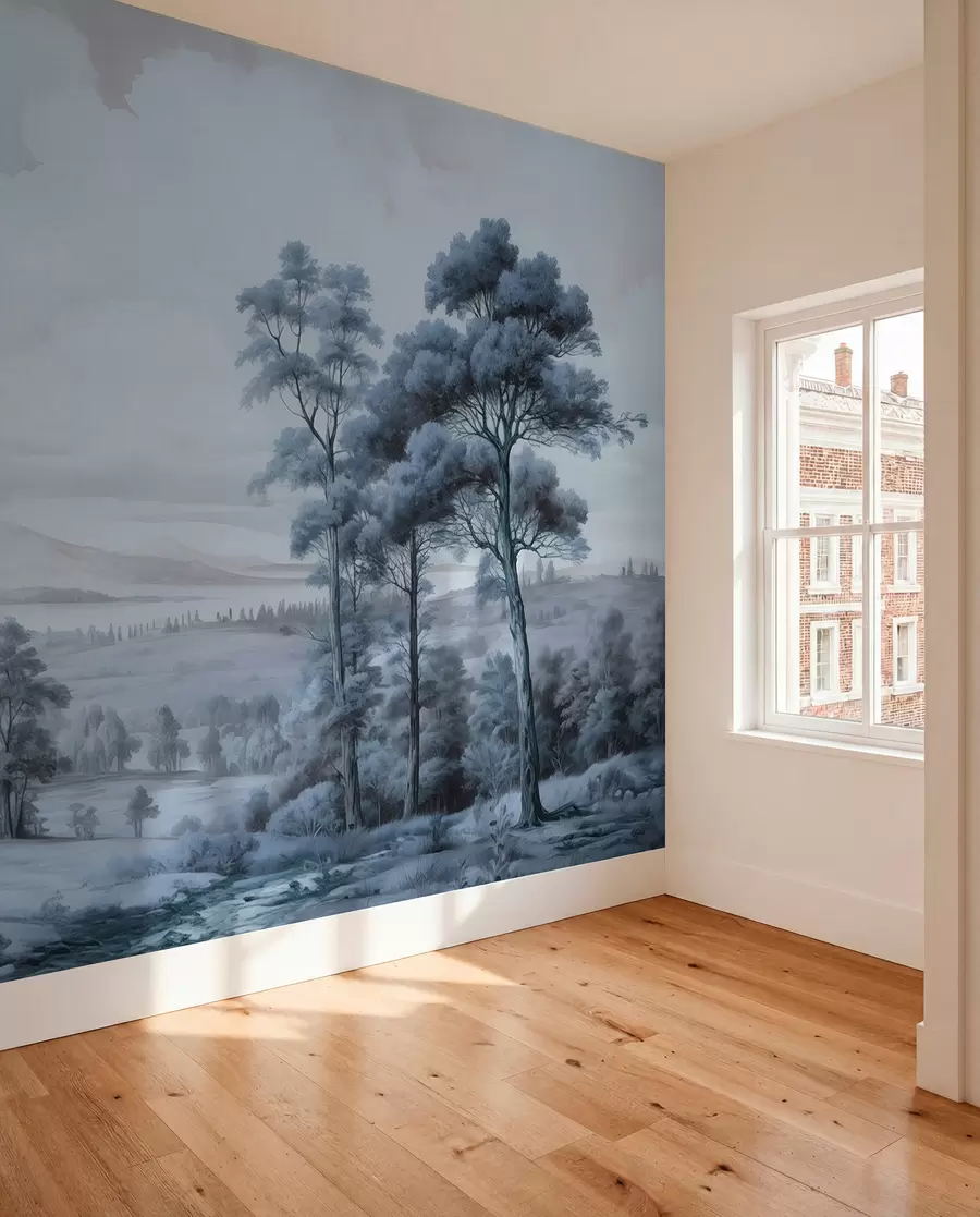 Fototapeta Nowoczesny pejzaż akwarelowy w02978v1