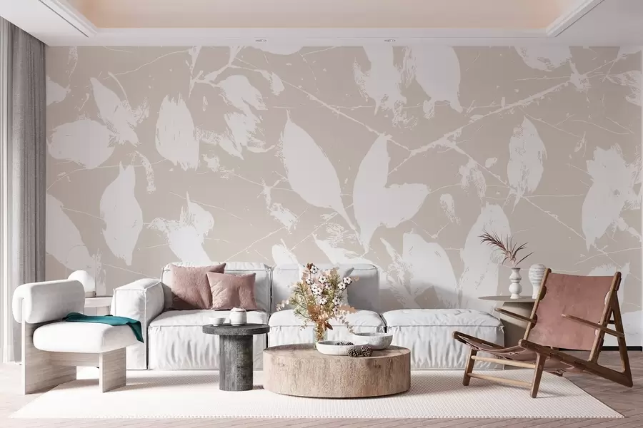 Fototapeta Minimalistyczny wzór białych plamek w02936v2