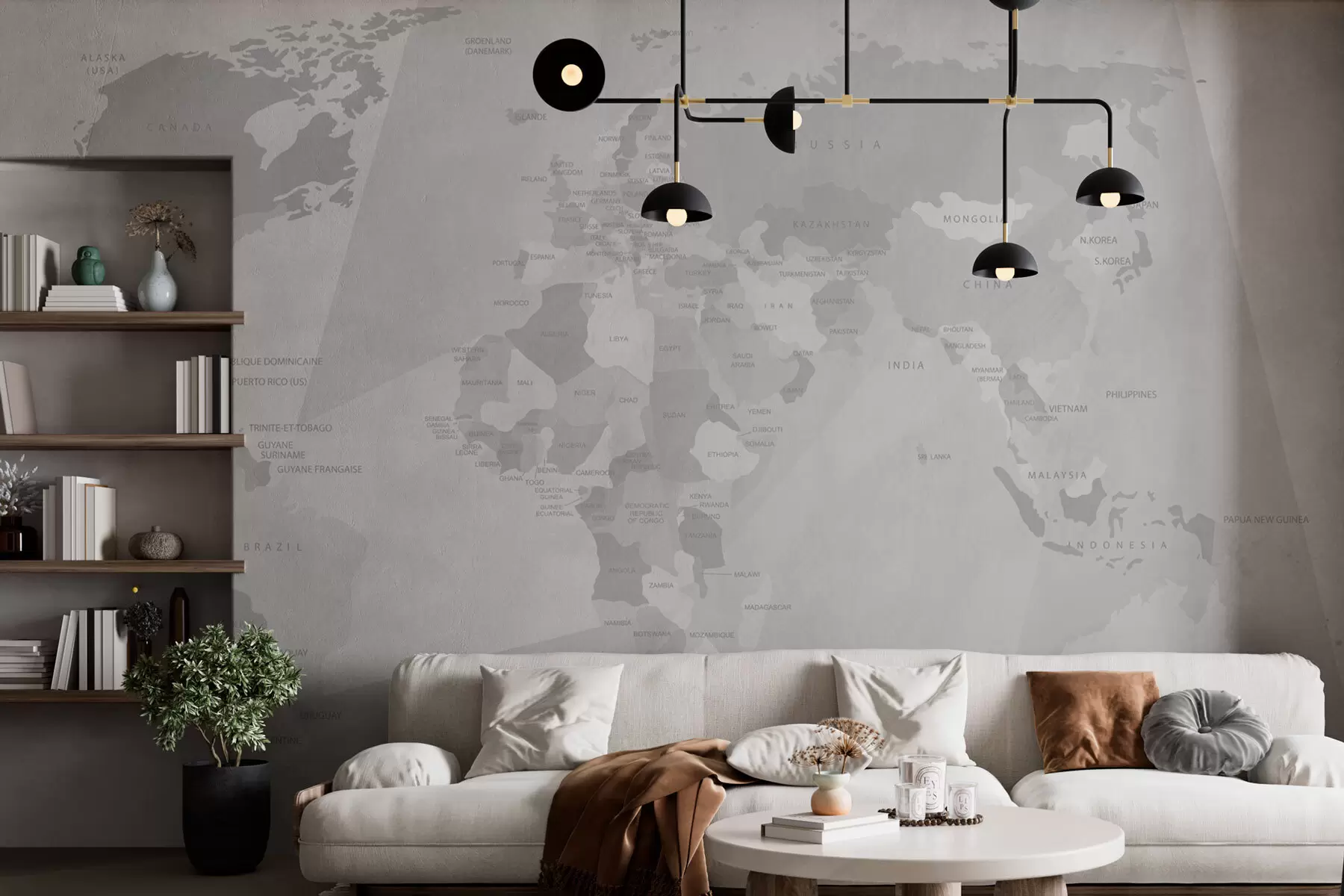 Fototapeta Mapa świata i geometria w03006v1