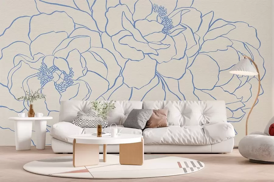 Fototapeta Minimalistyczne róże w08714v1