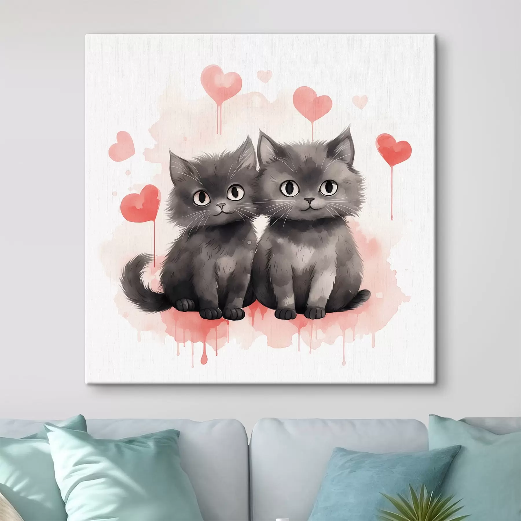 Obraz Dwa słodkie kociaki s42868