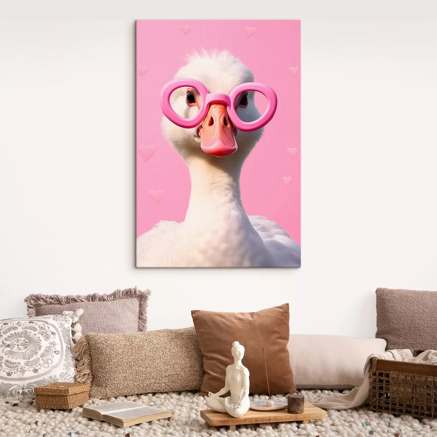 Fototapeta Gęś w różowych okularach s42947
