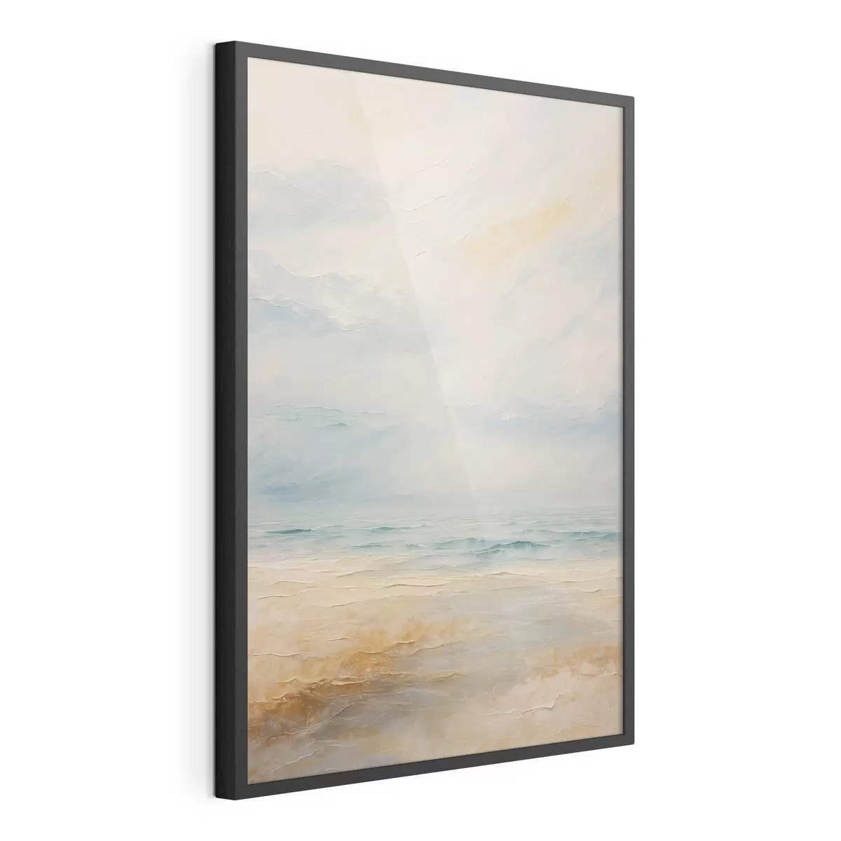 Plakat Plaża morska w stylu malarstwa akrylowego f42759