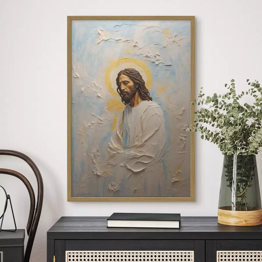 Fototapeta Jezus Chrystus w stylowym obrazie olejnym f42768