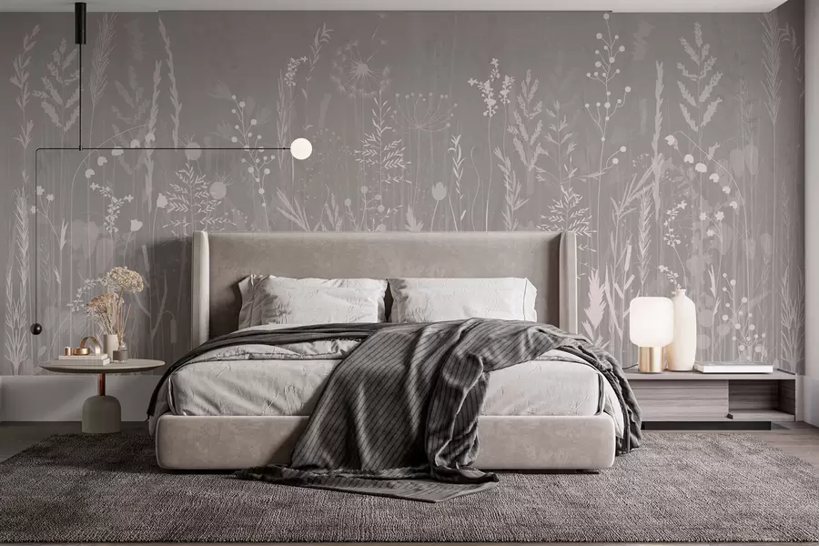 Fototapeta Dzikie kwiaty i rośliny w03143