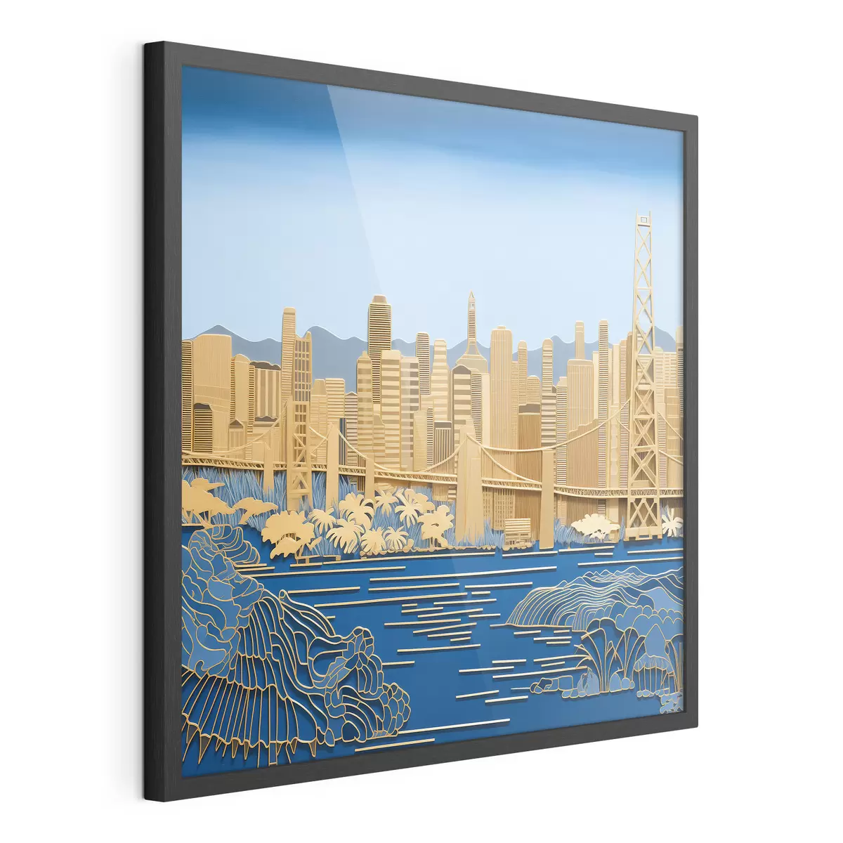 Plakat Widok miasta f42886