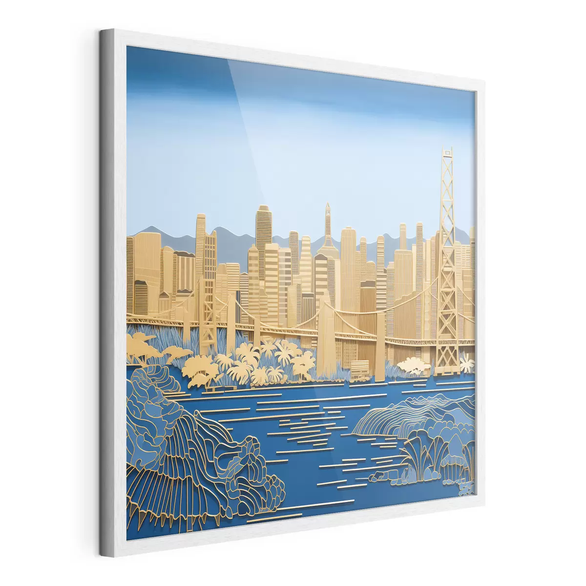 Plakat Widok miasta f42886