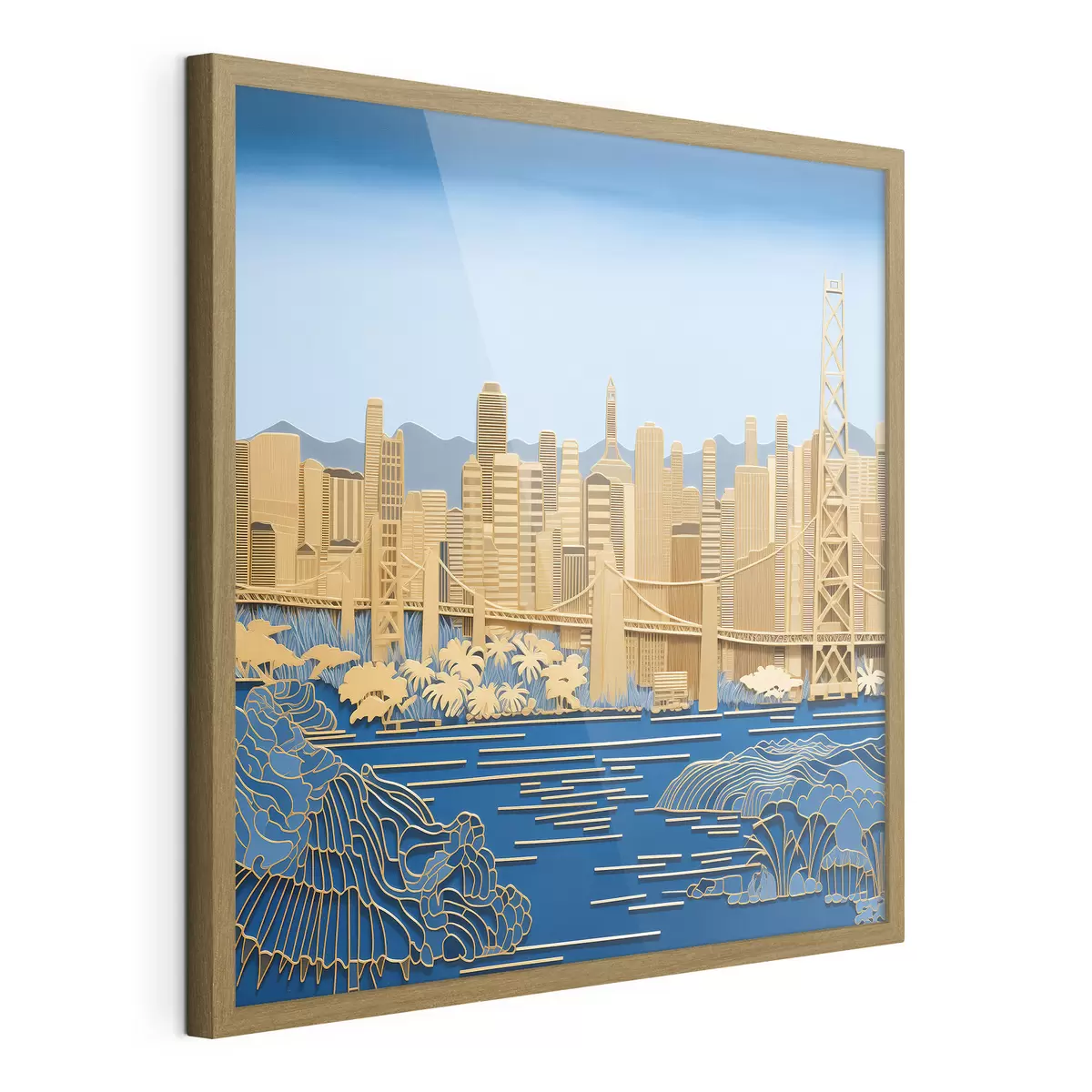 Plakat Widok miasta f42886