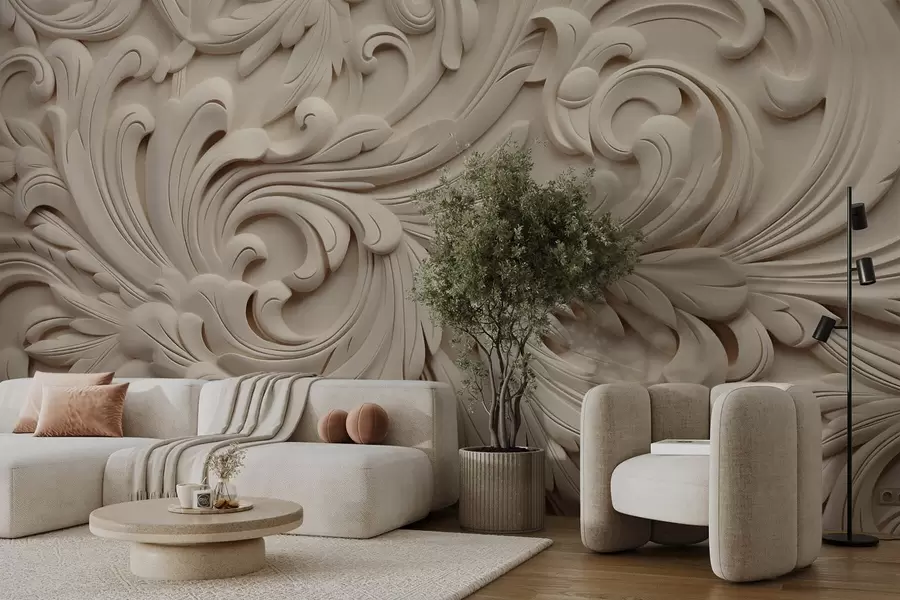 Fototapeta Imitacja płaskorzeźby w08788