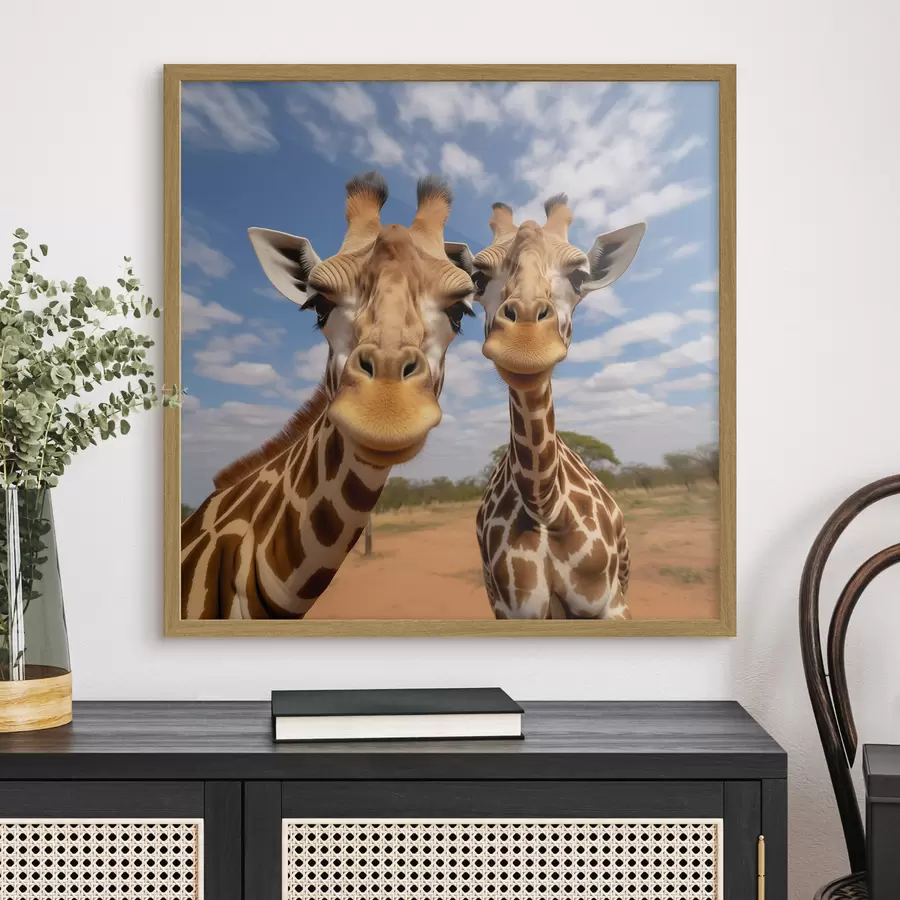 Fototapeta Para żyraf f43027