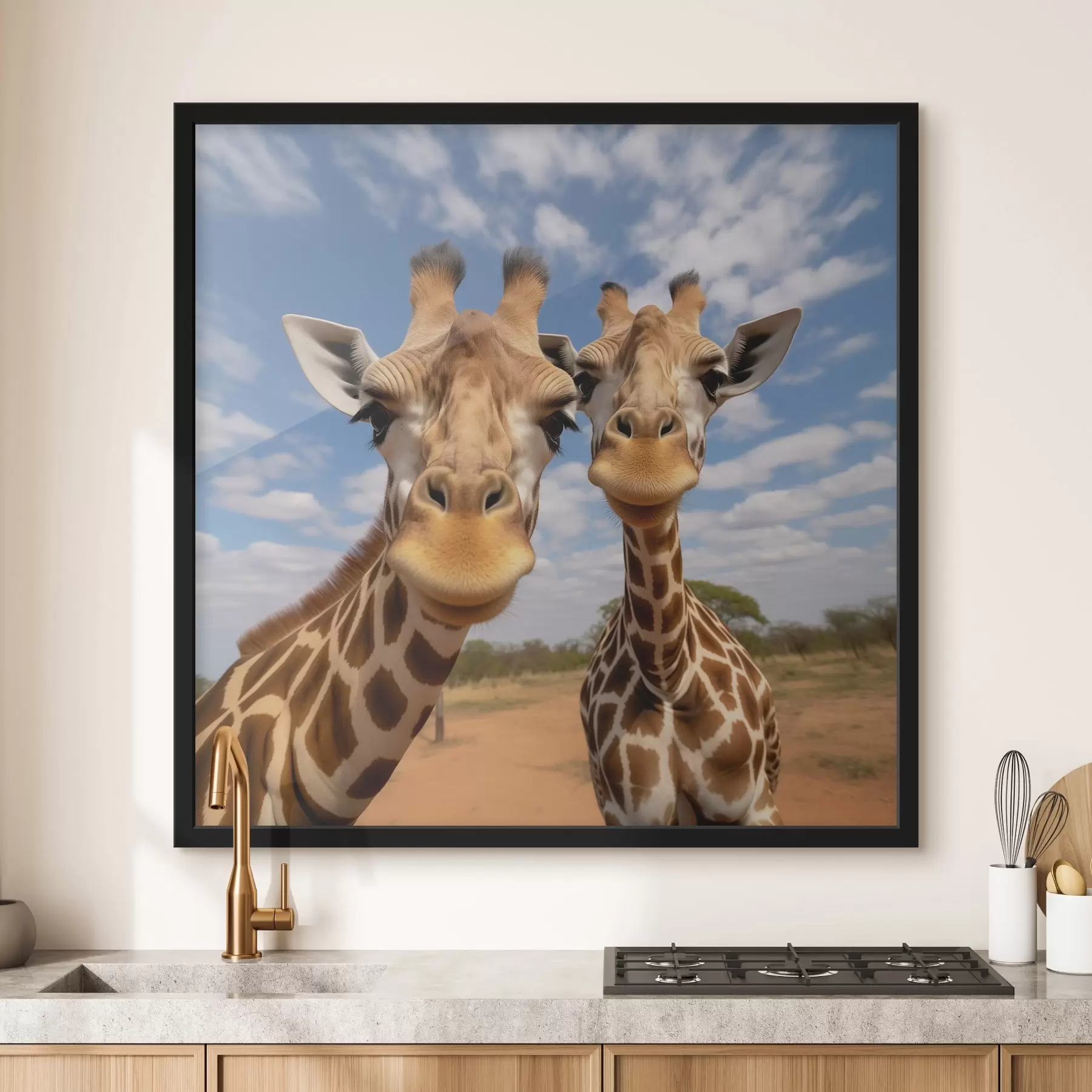 Fototapeta Para żyraf f43027