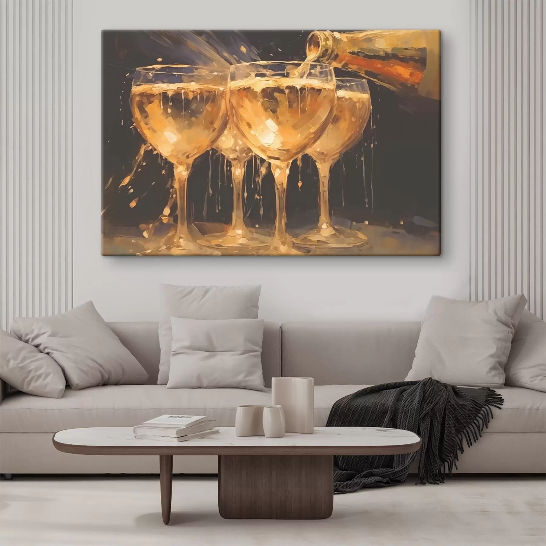 Obraz Kieliszki do szampana s43021