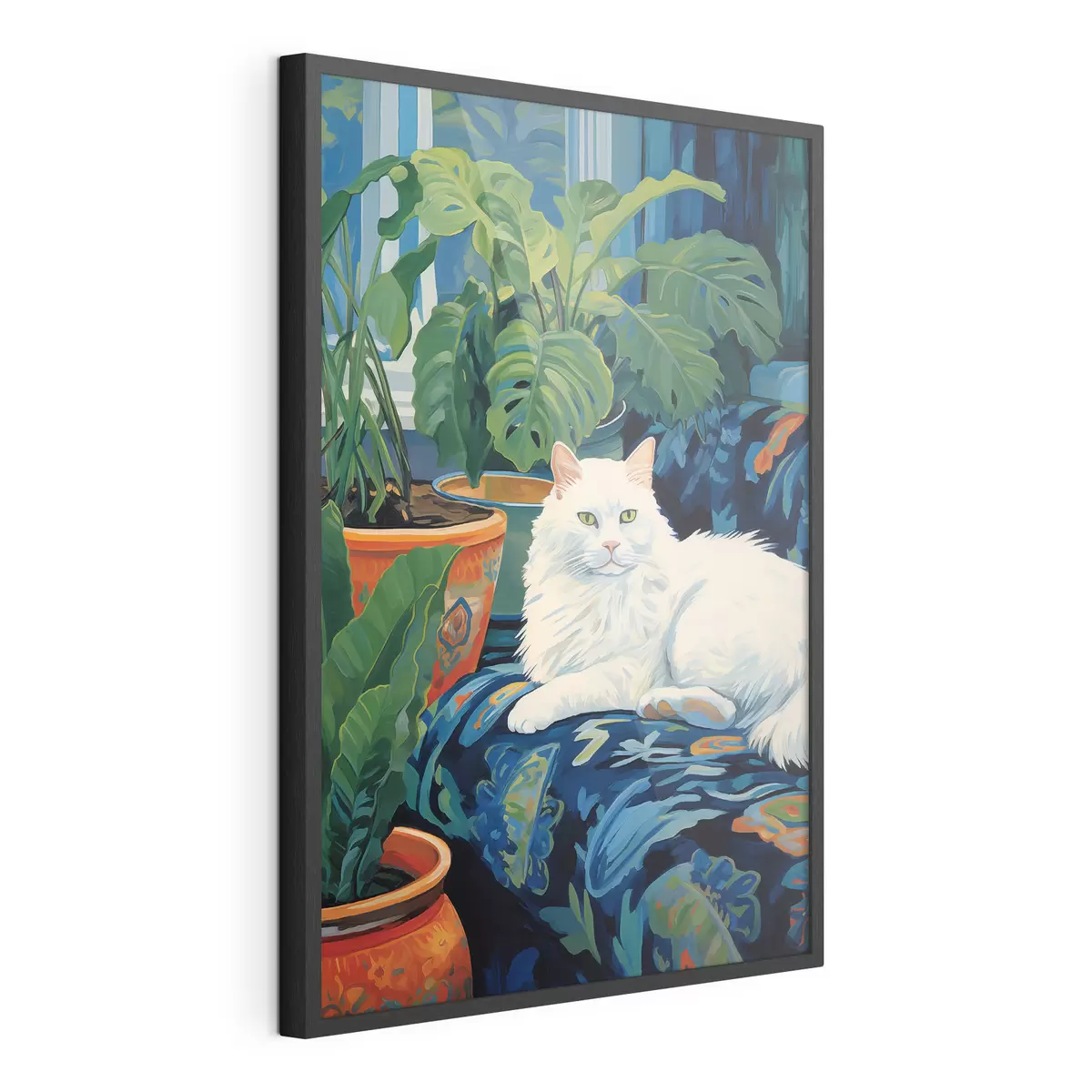 Plakat Kot w zielonym królestwie f43131