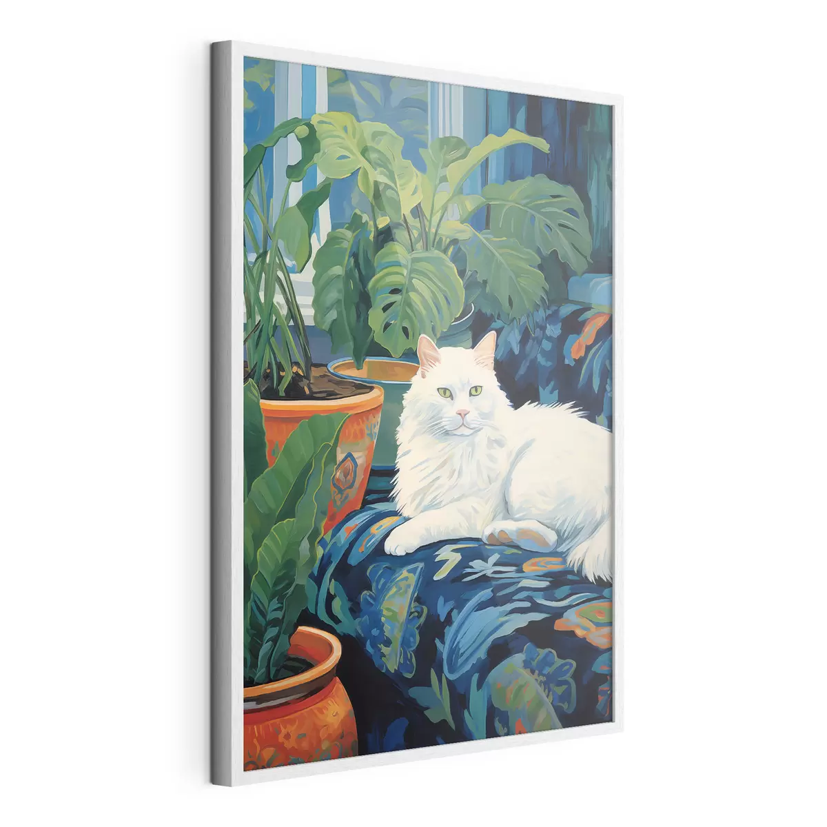 Plakat Kot w zielonym królestwie f43131