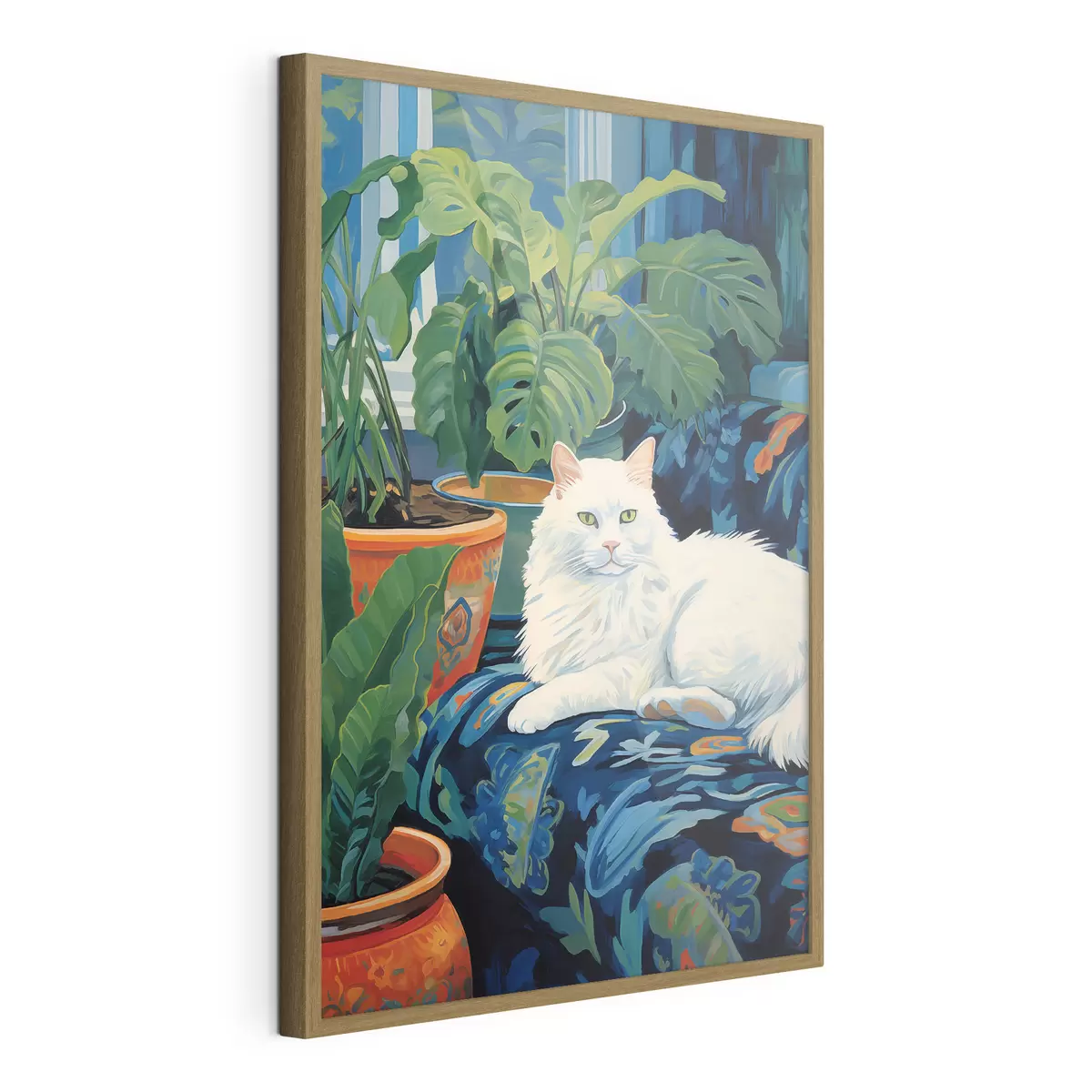 Plakat Kot w zielonym królestwie f43131