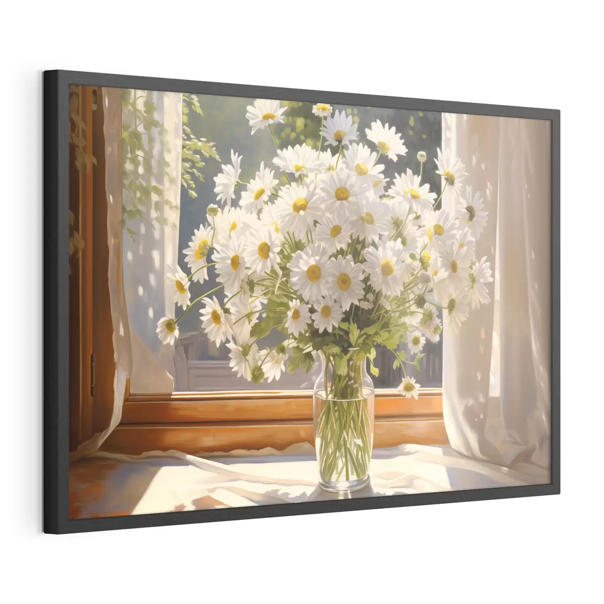 Plakat Stokrotki przy oknie f43171