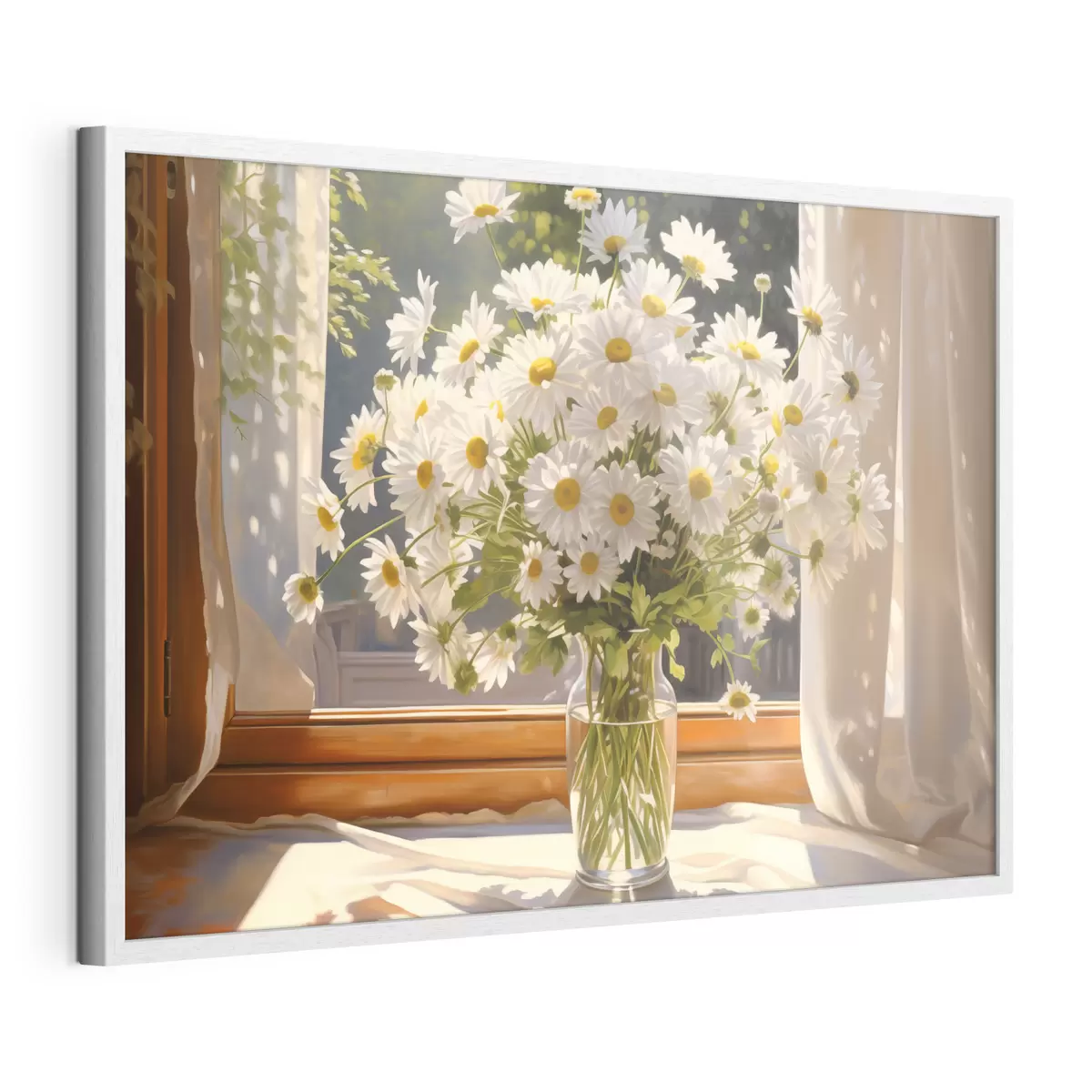 Plakat Stokrotki przy oknie f43171