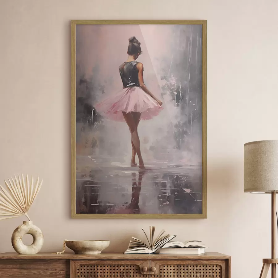 Fototapeta Dziewczyna w różowej spódniczce f43204