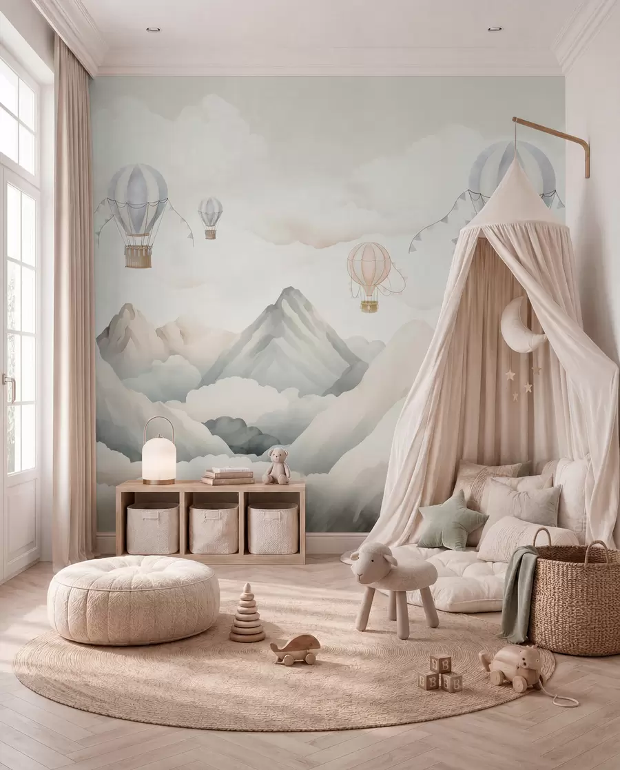 Fototapeta Balony nad górami w08853