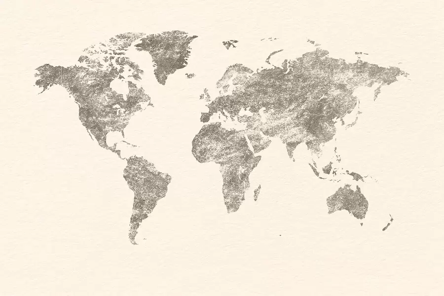 Fototapeta Teksturowa mapa świata w03312v2
