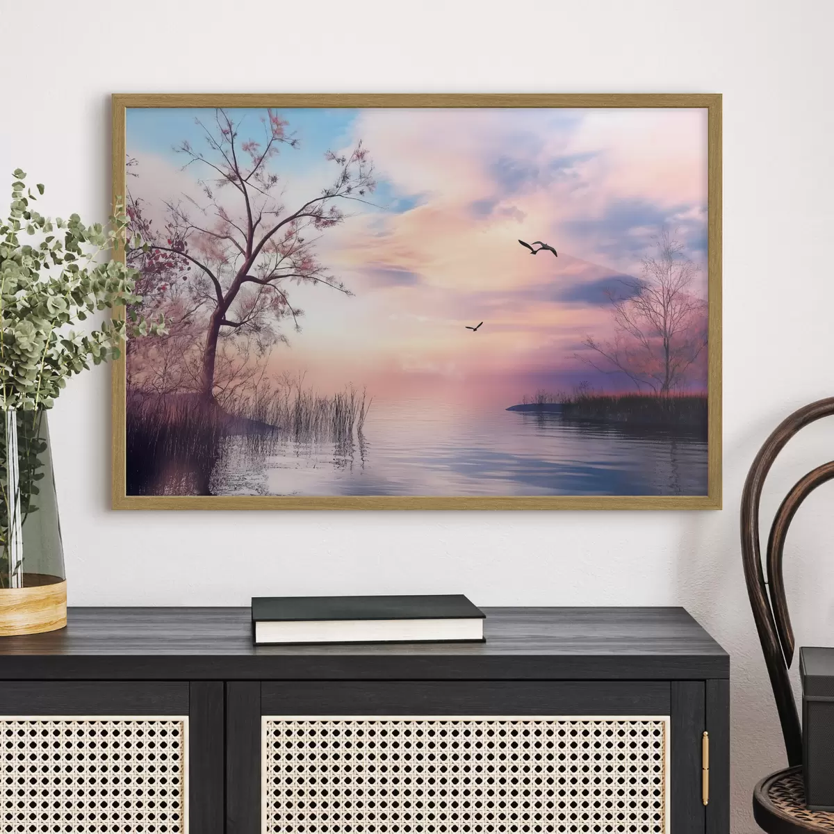 Plakat Świt nad jeziorem f43287